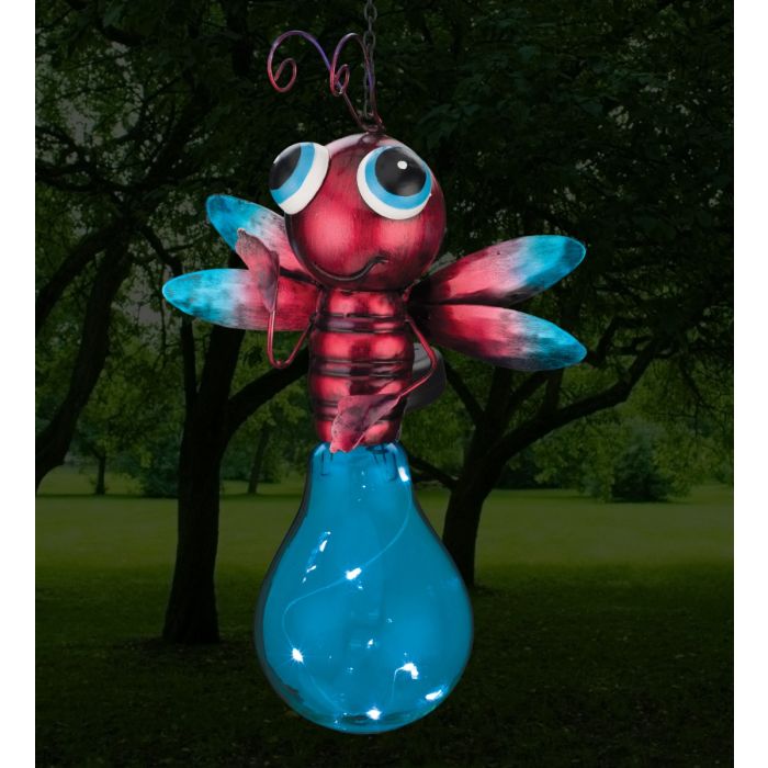 Solar Firefly Lantern - Blue Cute as a Bug