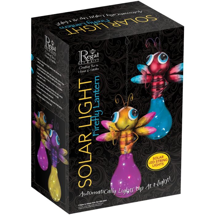 Solar Firefly Lantern - Yellow