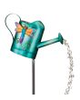 Metal Watering Can with Garden Bug Themes and LED Lights