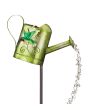 Metal Watering Can with Garden Bug Themes and LED Lights