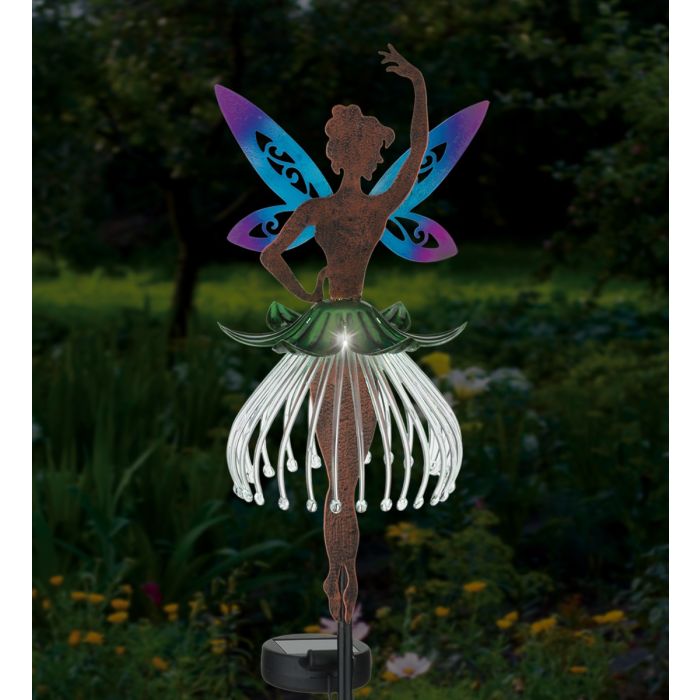 Dancer Solar Stake - White