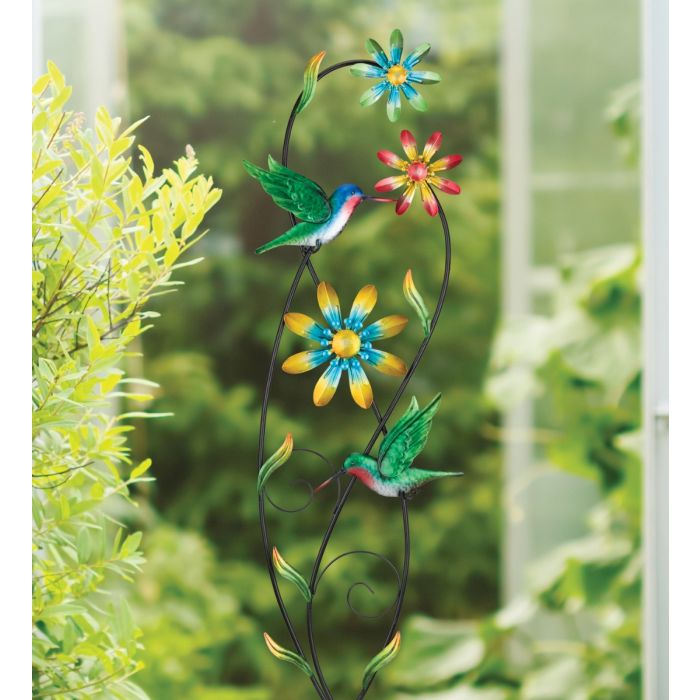 Vine Spinner Stake - Hummingbird