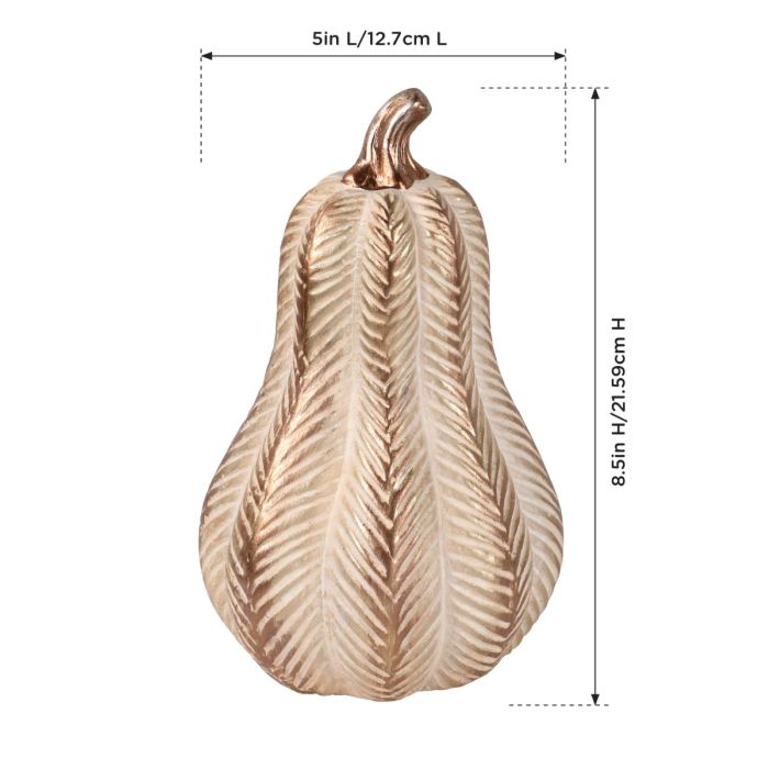 Regal Art & Gift Chevron Pumpkin Decor Set/2