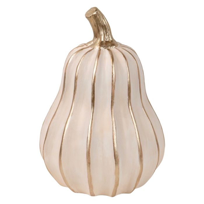 Regal Art & Gift Ribbed Pumpkin Decor Set/2