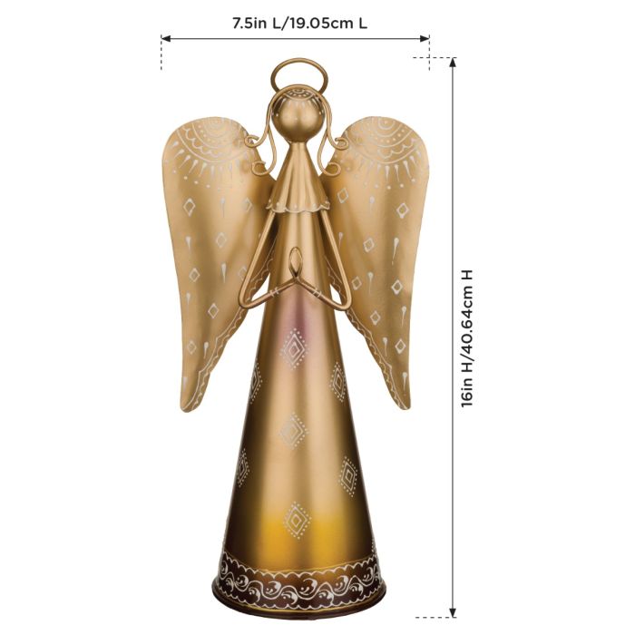 Regal Art & Gift Angel Decor 16" – Gold