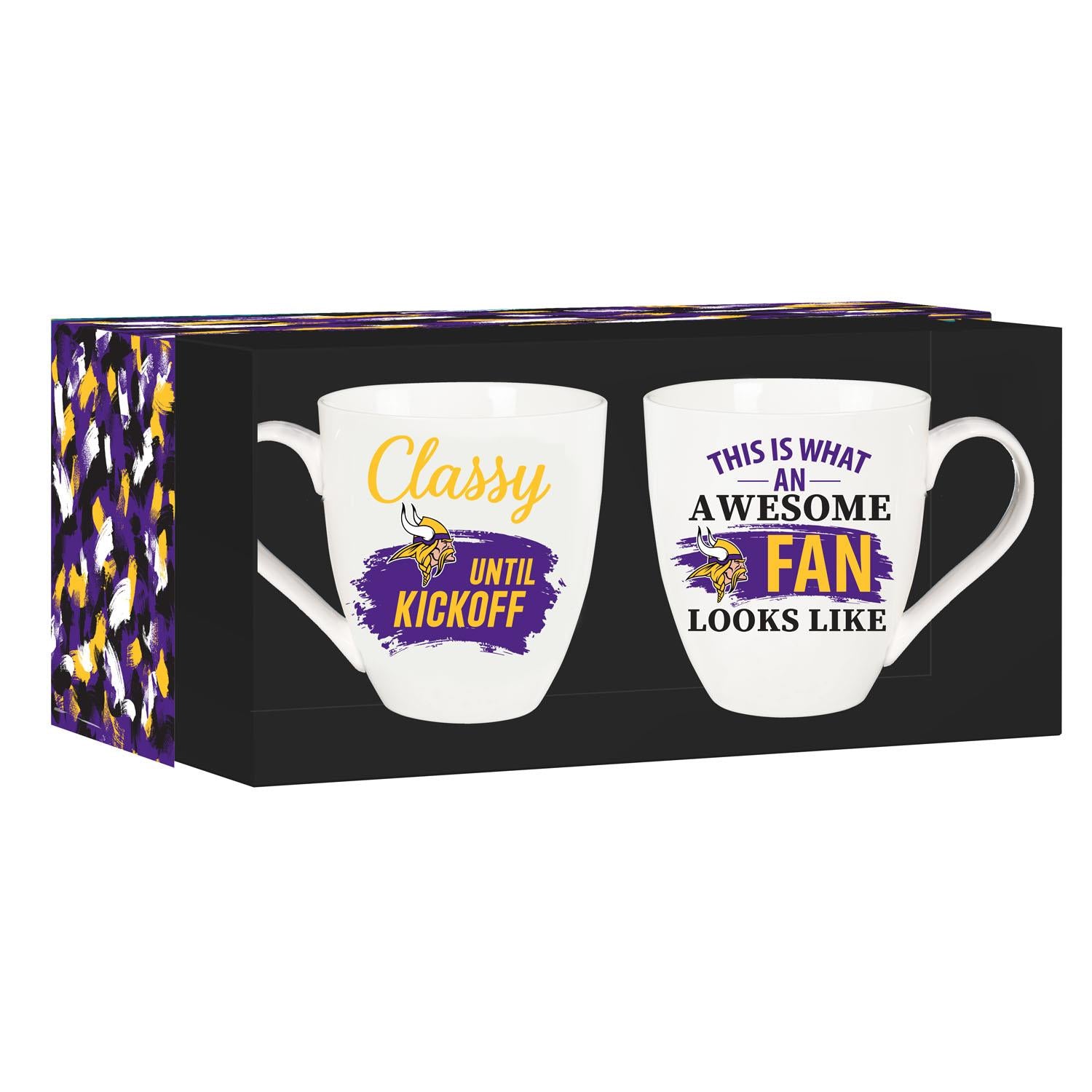 Minnesota Vikings – Ceramic Cup O’ Java 17 oz Gift Set