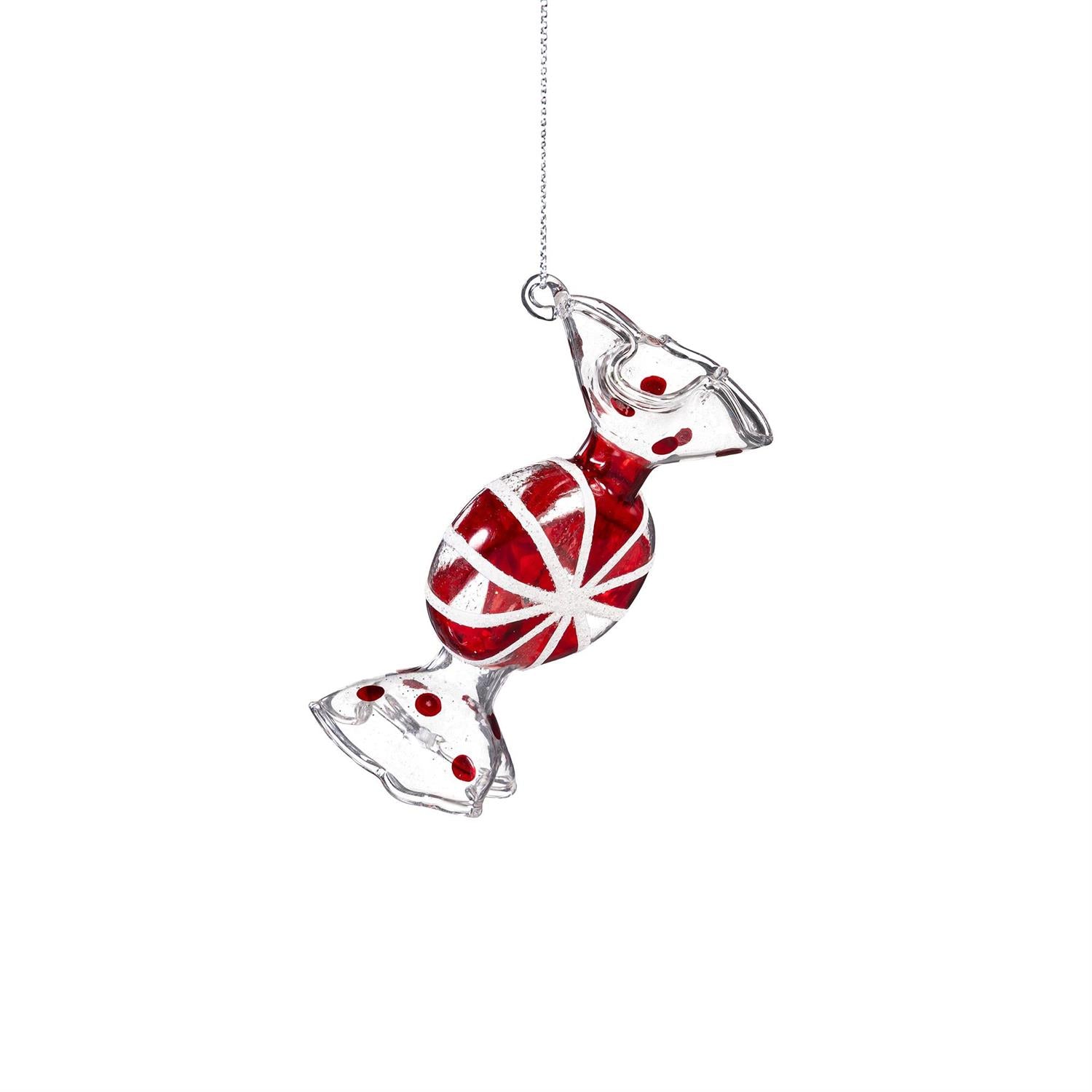 Baking Spirits Bright Peppermint Candy Glass Ornament – 2 Styles
