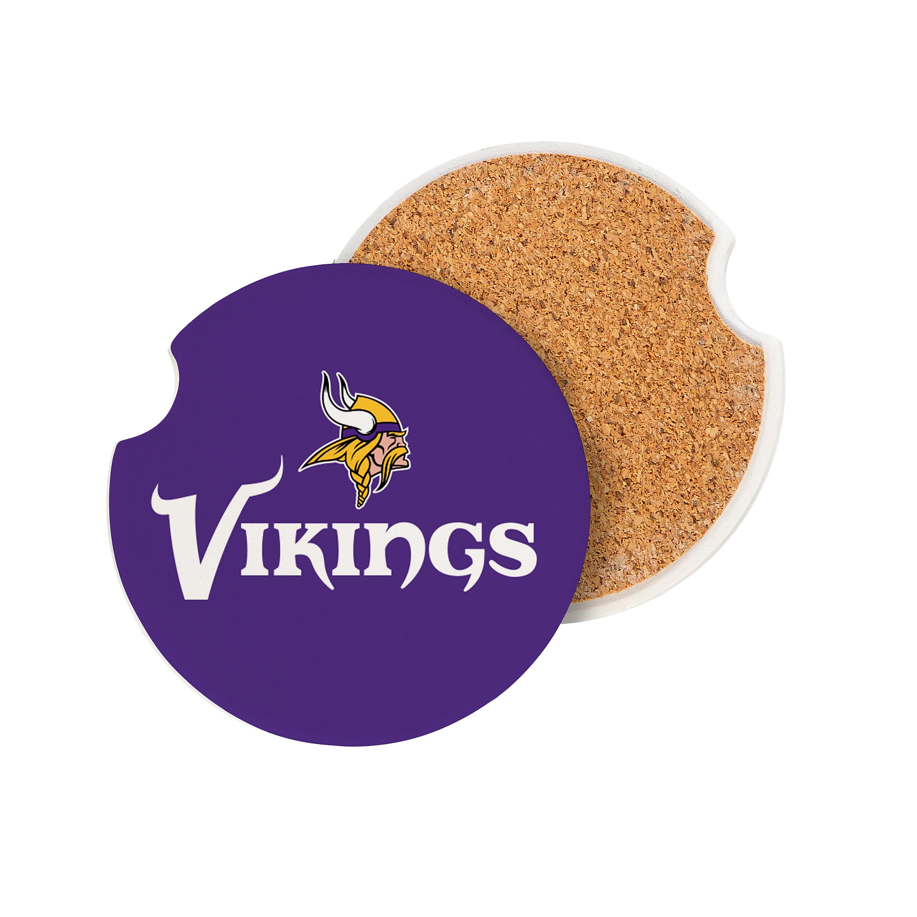 Minnesota Vikings Car Coaster Set – 2 Piece