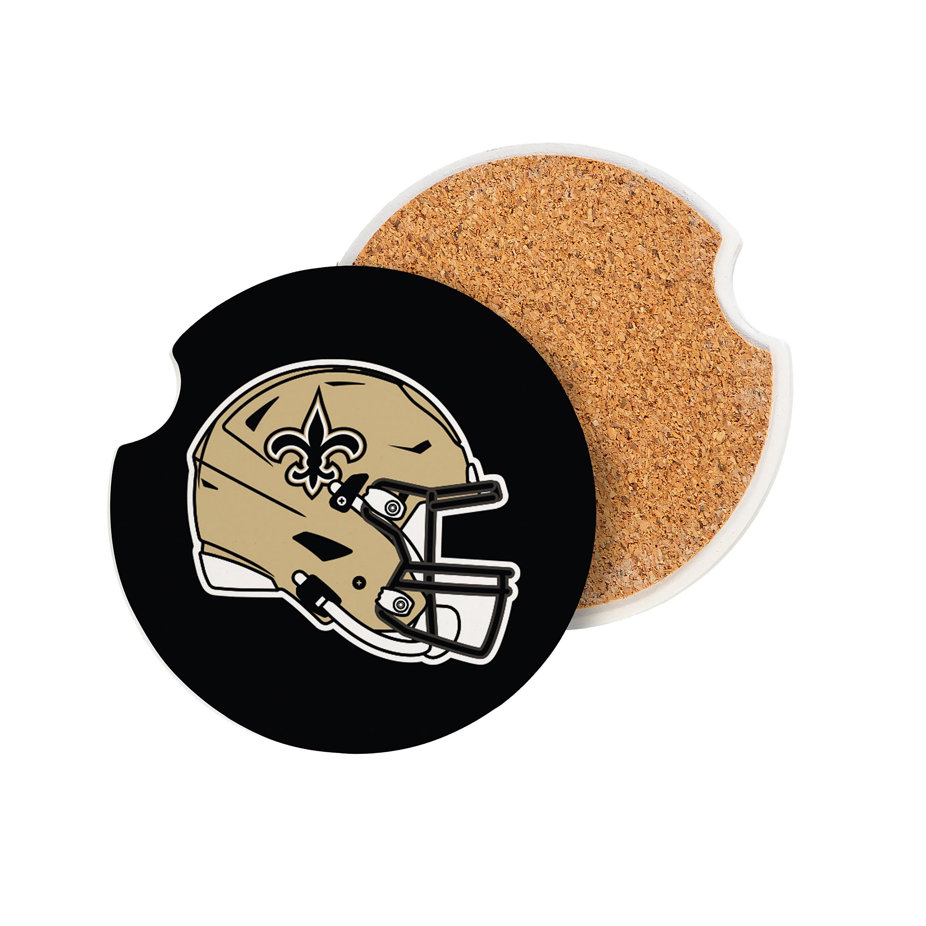 New Orleans Saints Car Coaster Set – 2 Piece