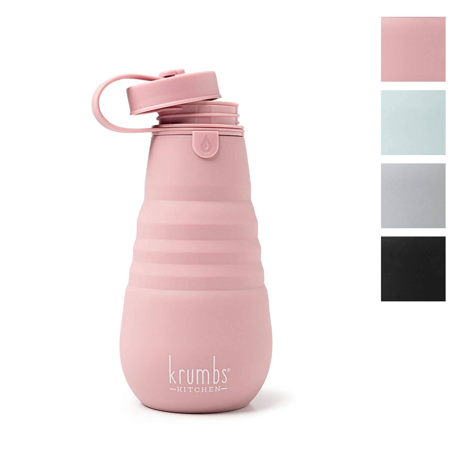 Krumbs Kitchen® Essentials Collapsible Silicone Water Bottle