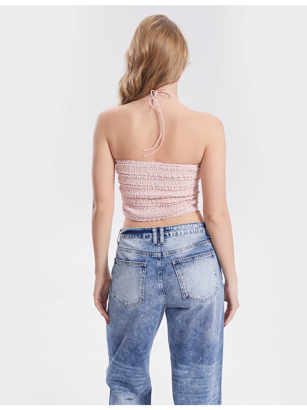High Waist Straight Leg Daily Denim Pants Jeans