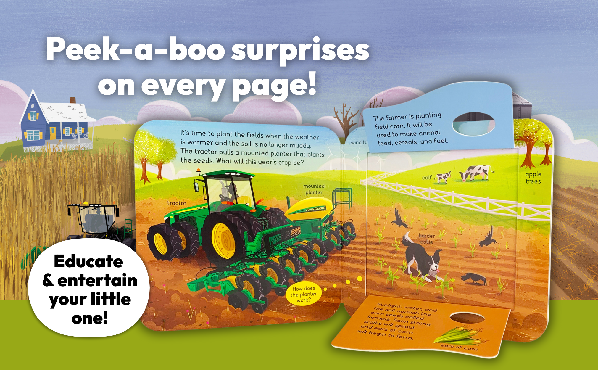 John Deere Kids: Dirt – Lift-a-Flap Board Book