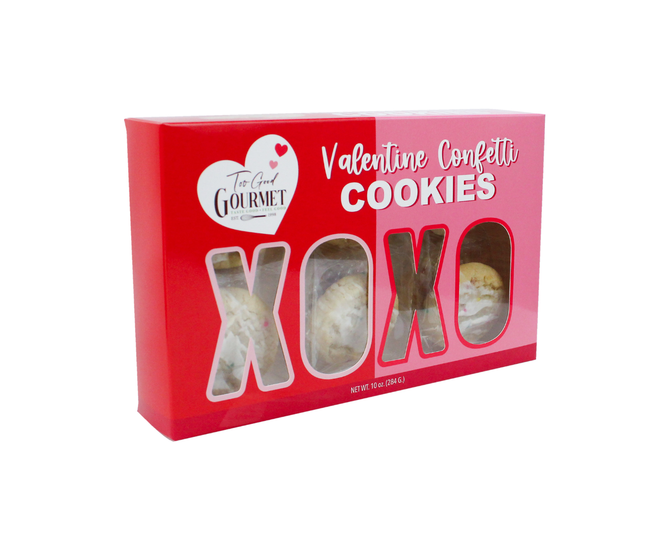 Too Good Gourmet Valentine's Soft Batch Cookie Gift - Red Velvet, Confetti: Red Velvet