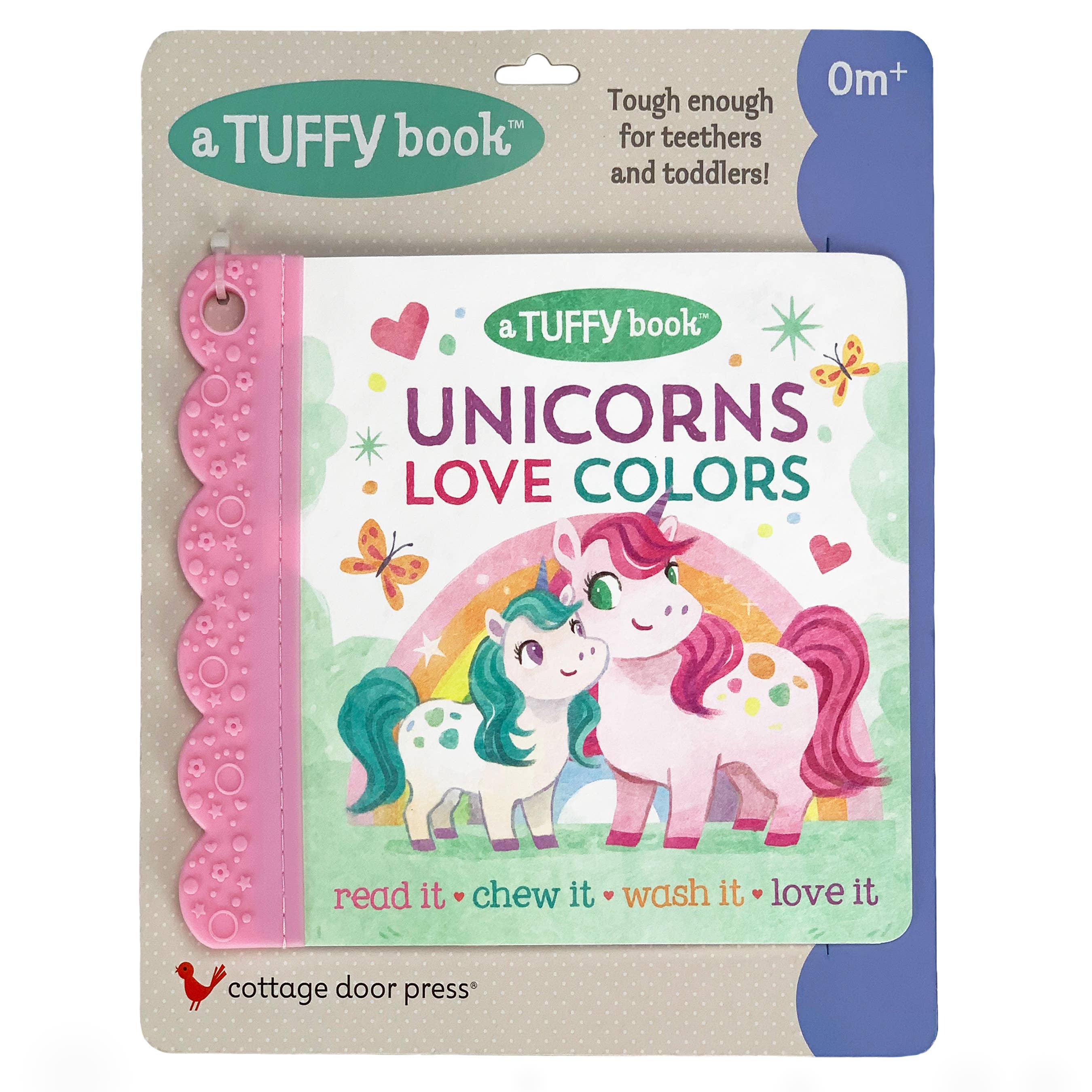 Unicorns Love Colors – Tuffy Teether Indestructible Book