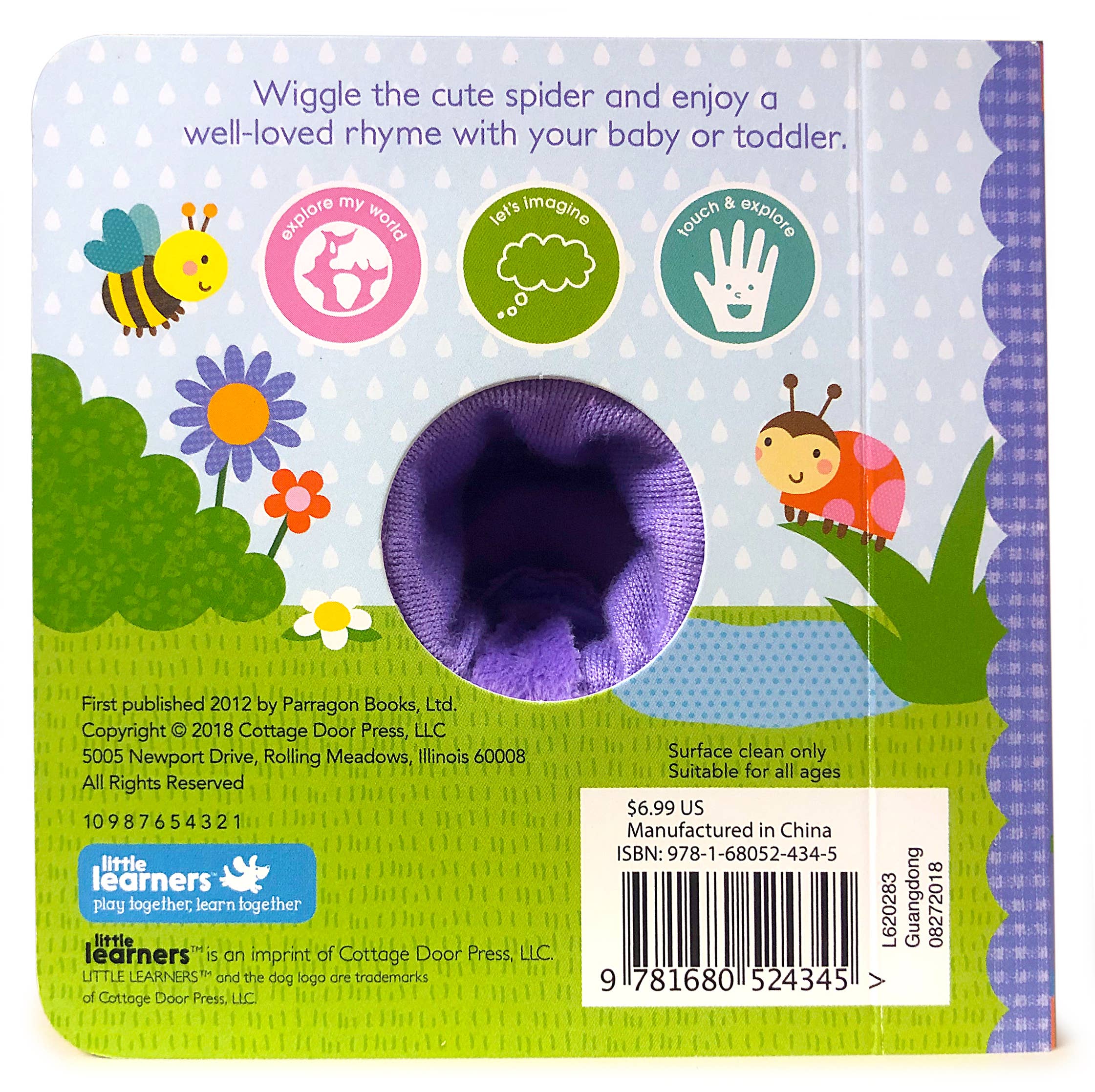 Itsy Bitsy Spider Finger Puppet Book