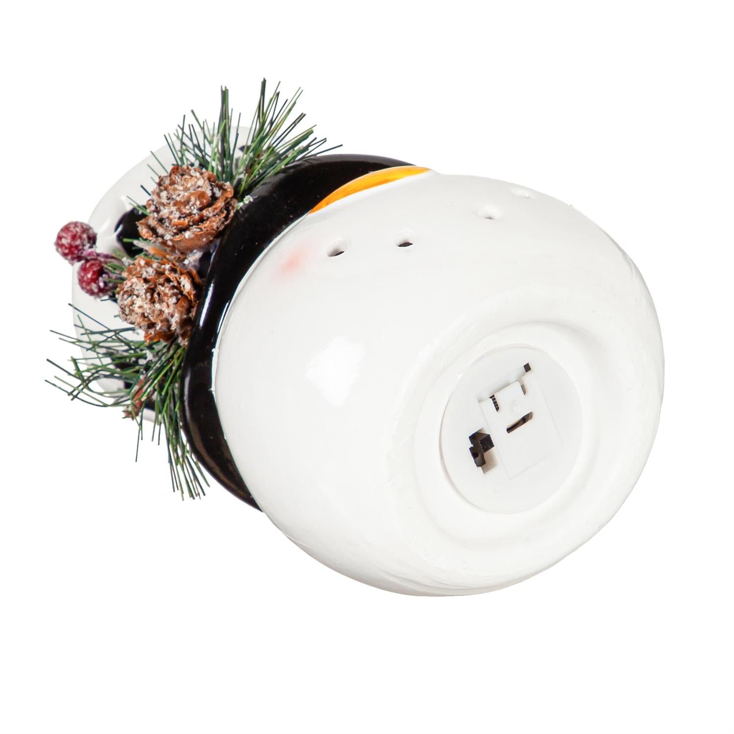 Joyful Traditions LED Snowman Head Table Décor – 2 Styles Available