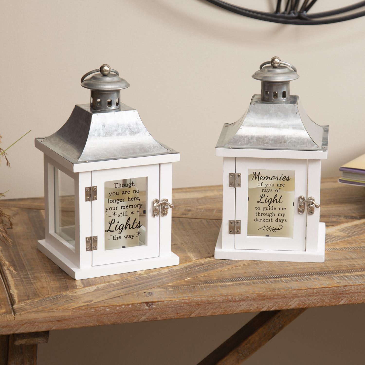 Memorial LED Table Décor Remembrance Lantern – 9"