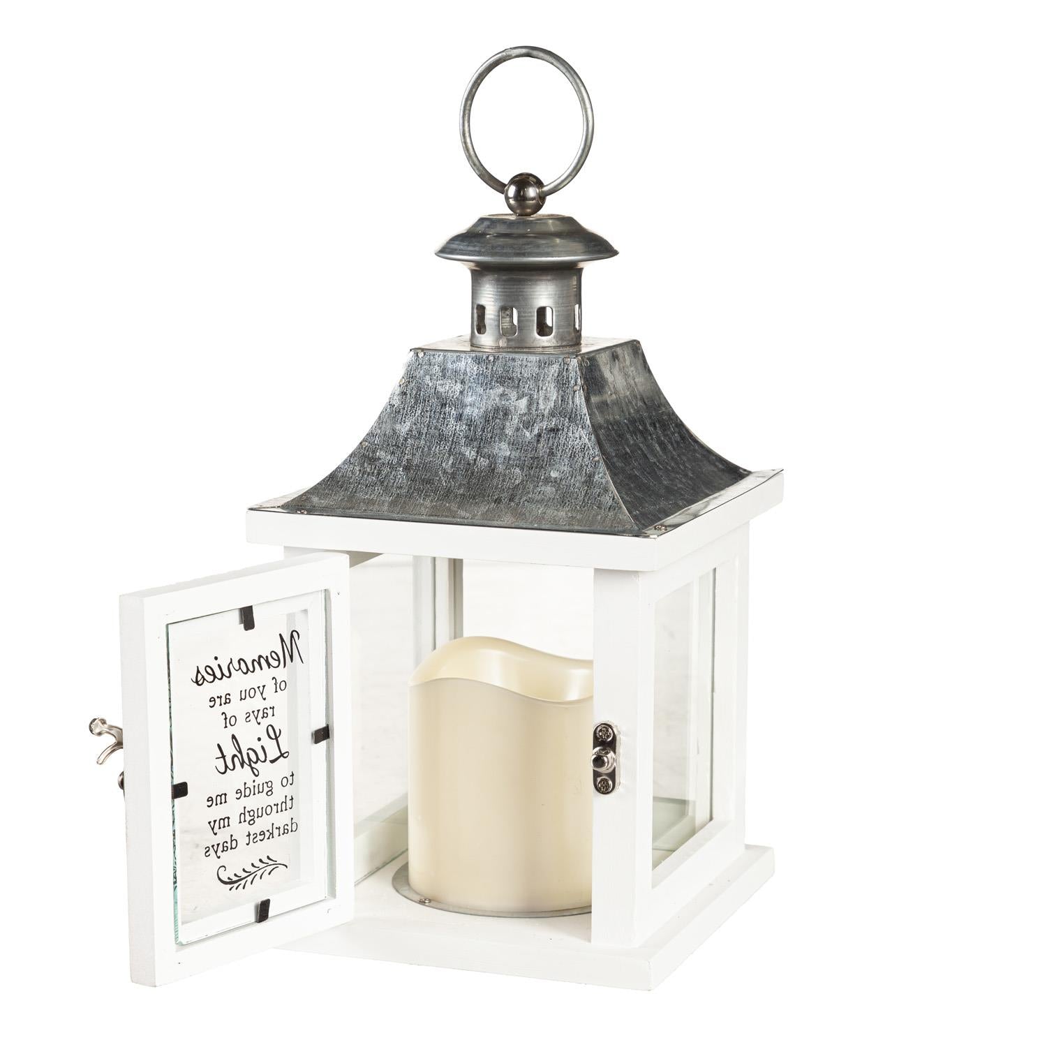 Memorial LED Table Décor Remembrance Lantern – 9"