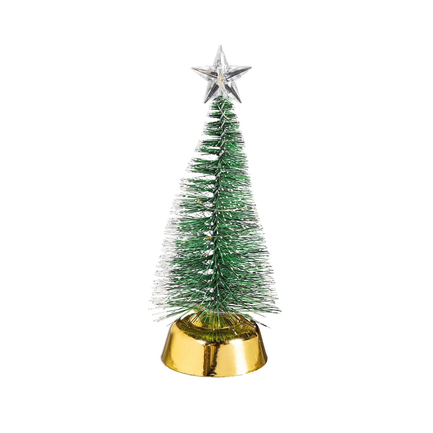 Shades of Green LED Bottle Brush Tree – 2 Colors to Choose From