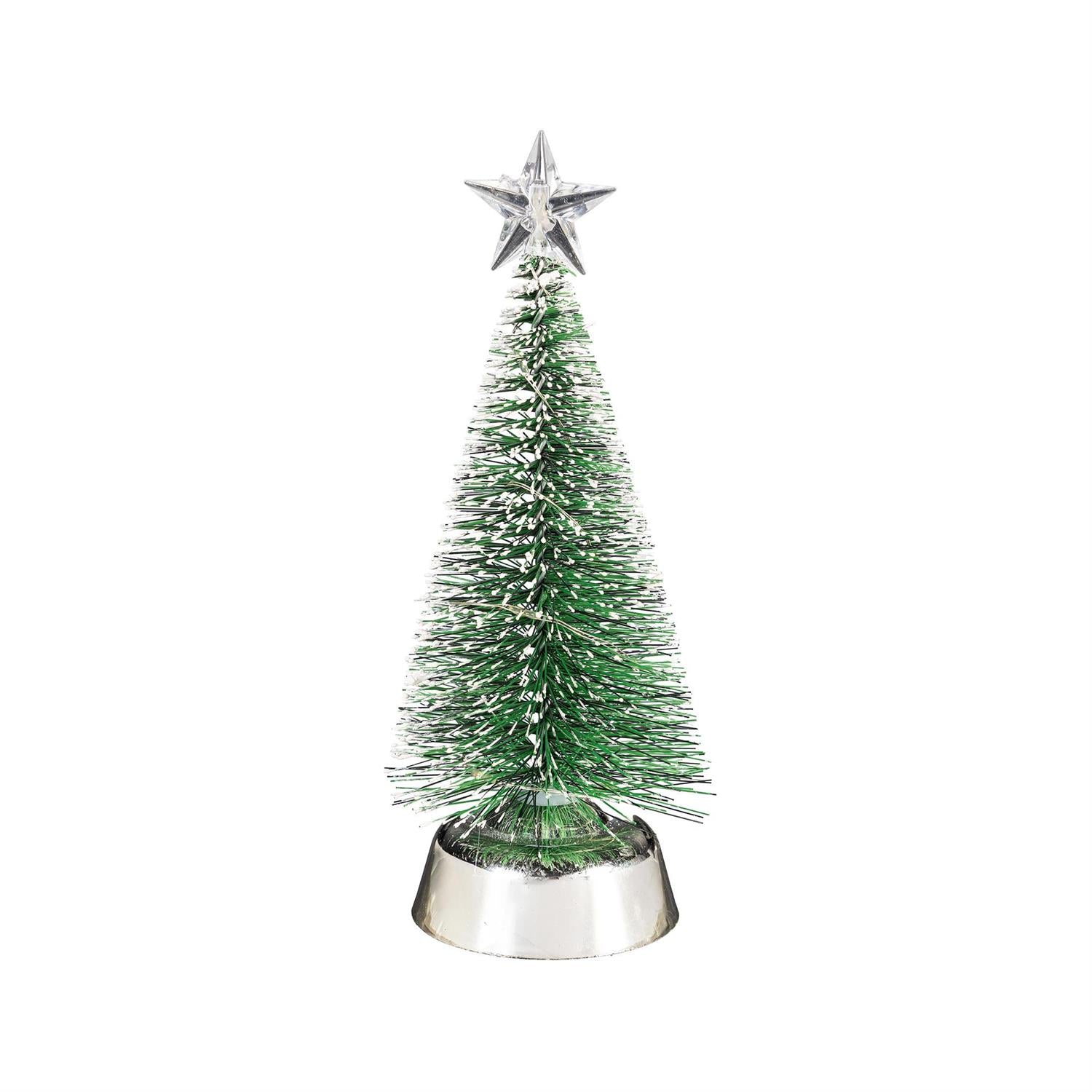 Shades of Green LED Bottle Brush Tree – 2 Colors to Choose From