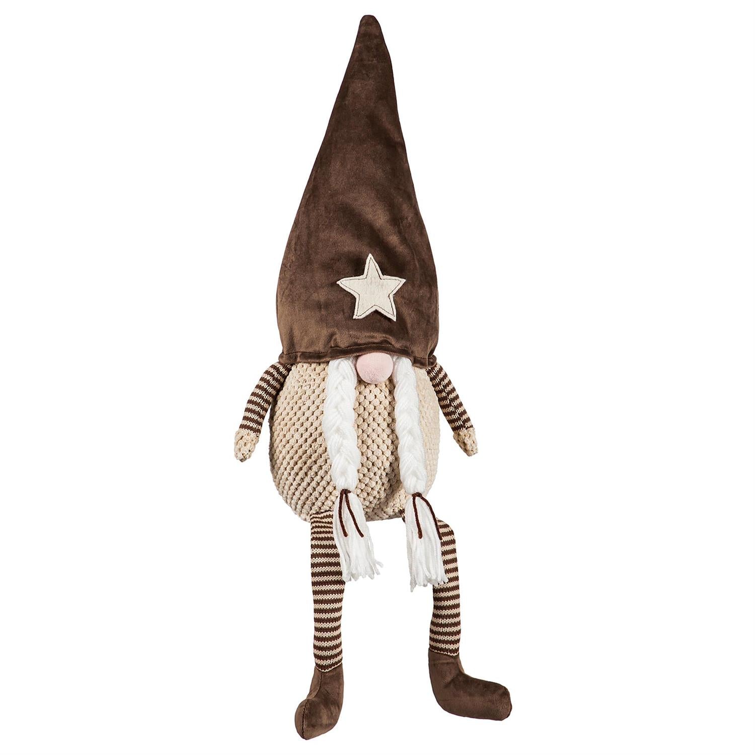 Woodland Storybook Fabric Gnome with Star Hat – 2 Styles to Choose From