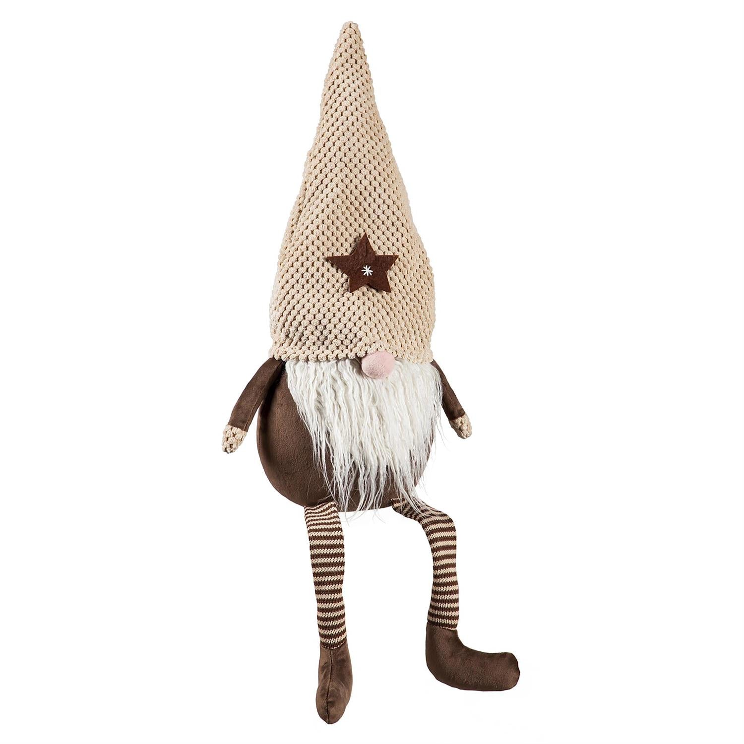 Woodland Storybook Fabric Gnome with Star Hat – 2 Styles to Choose From