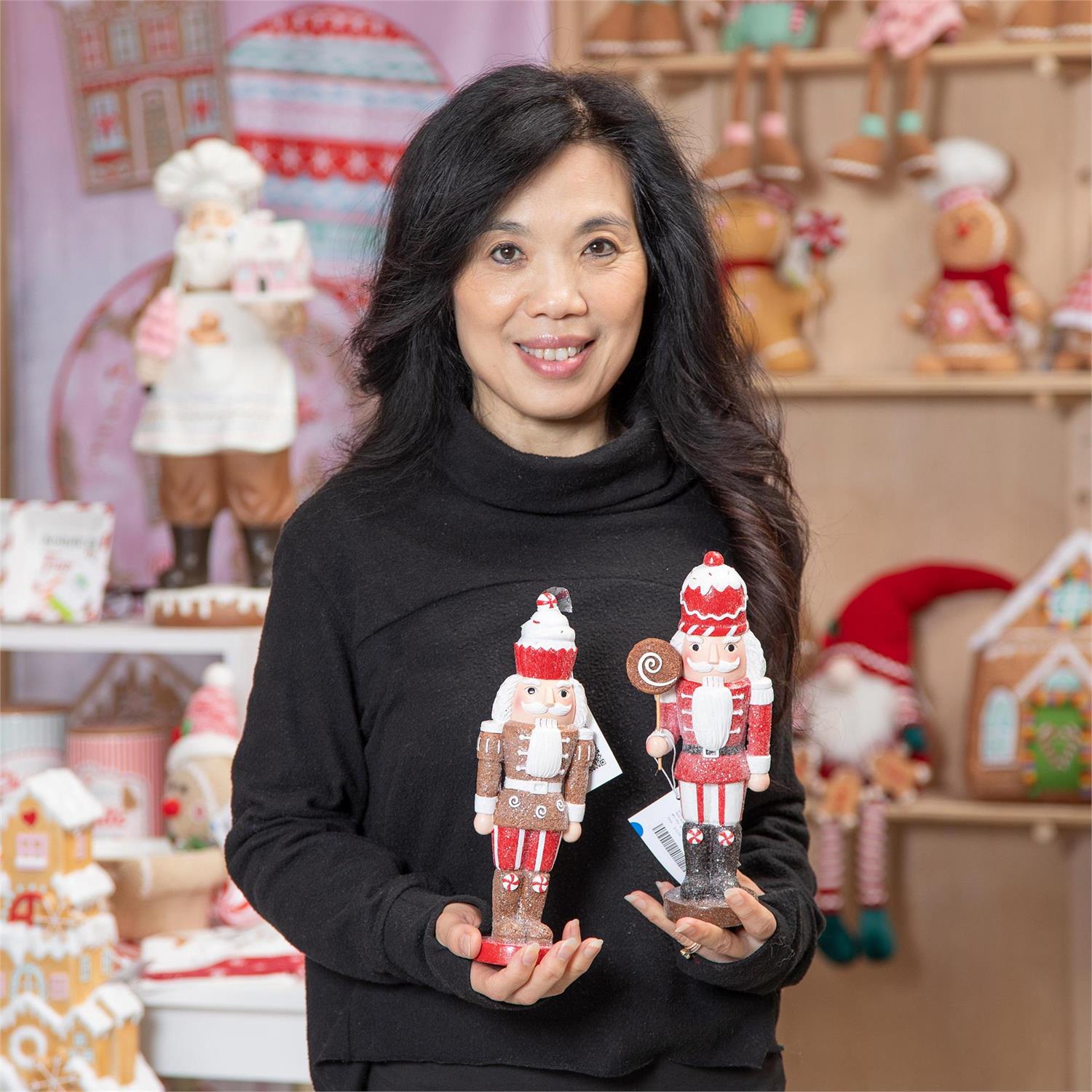 Baking Spirits Bright Gingerbread Nutcracker Table Décor – 2 Styles to Choose From