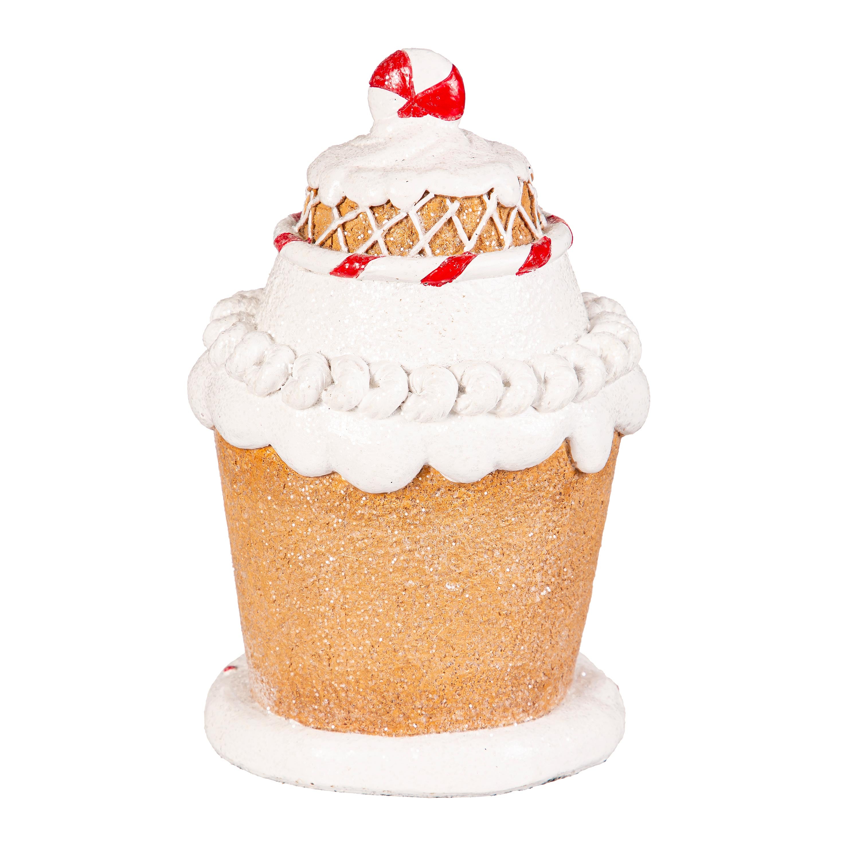 Baking Spirits Bright LED Table Decor Resin Gingerbread House