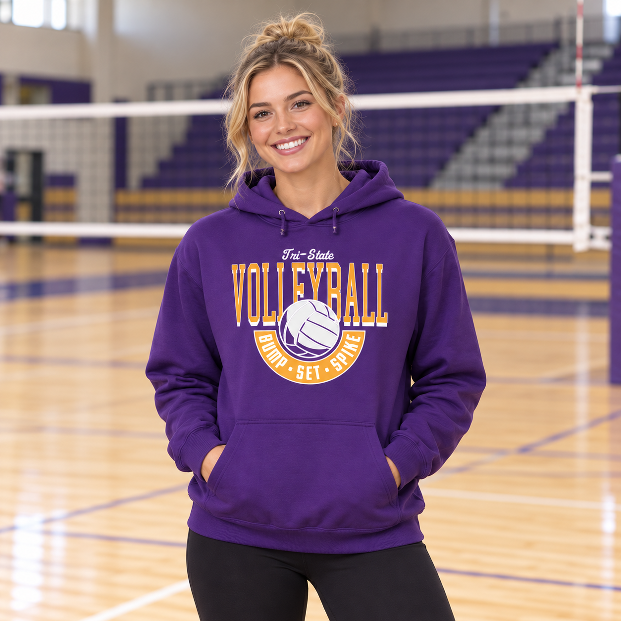 Tri-State Tigers – Bump Set Spike | District T-Shirt & Hoodie