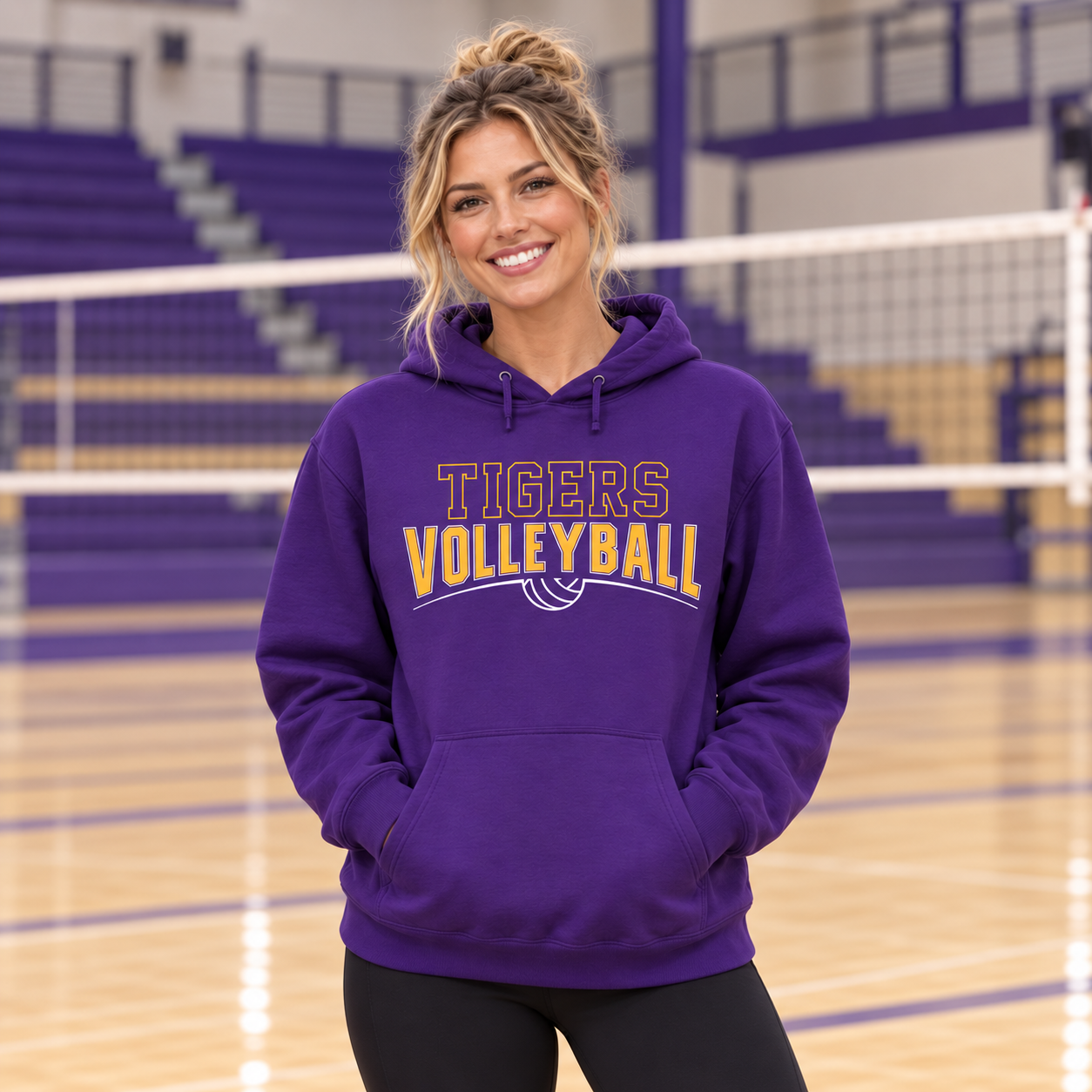 Tri-State Tigers – Tigers Volleyball Curve | District T-Shirt & Hoodie