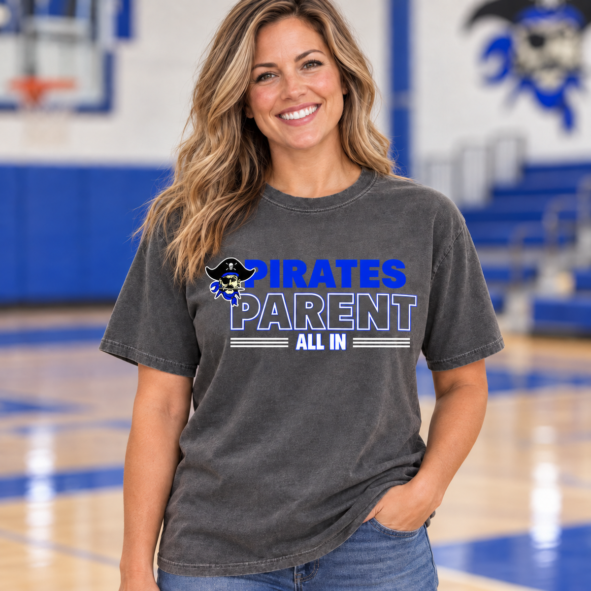 Pirates Parent All In | Comfort Colors Pepper T-Shirt & Hoodie