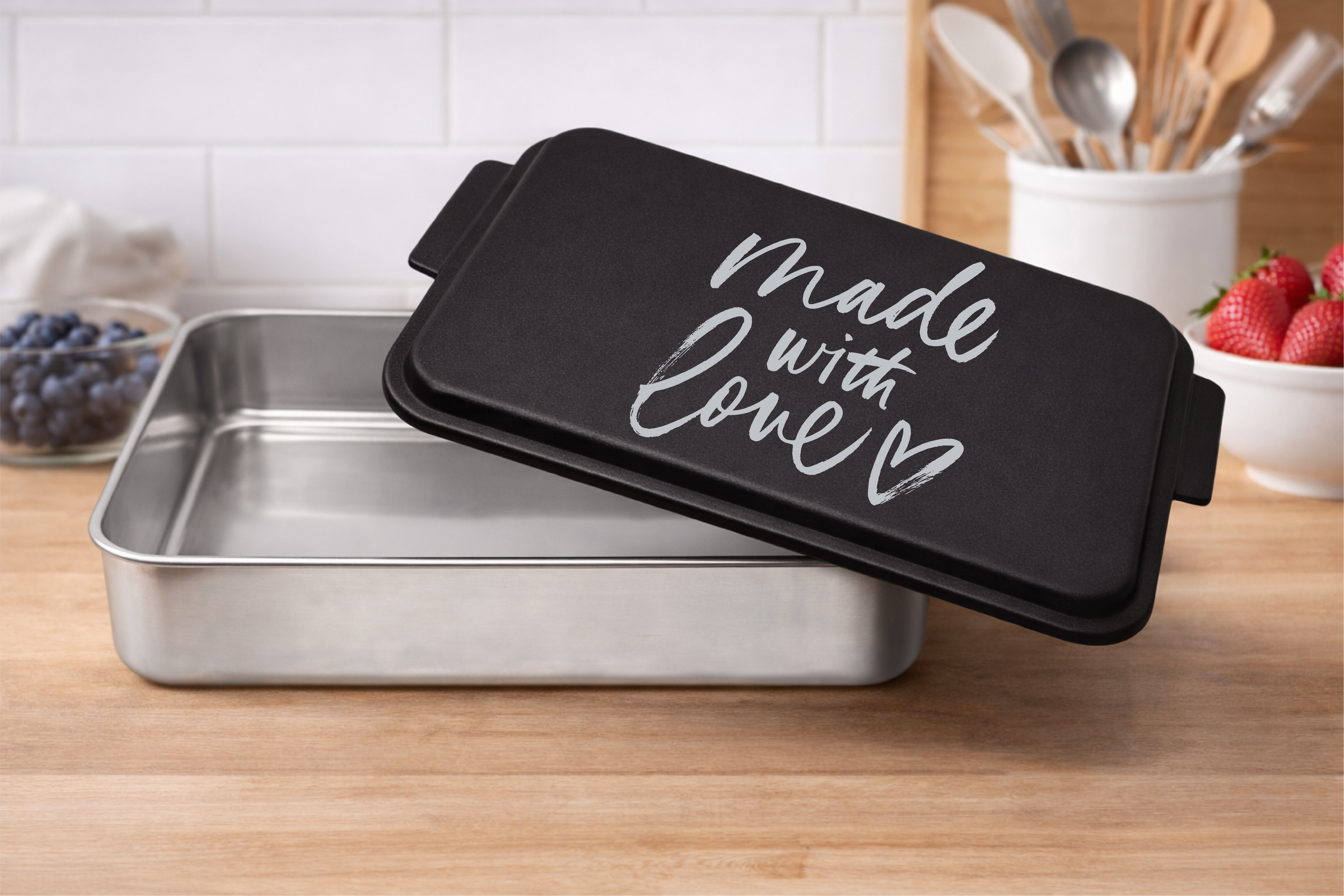Made With Love Engraved Cake Pan