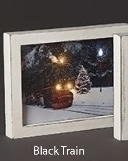 Roman Lighted Train Canvas