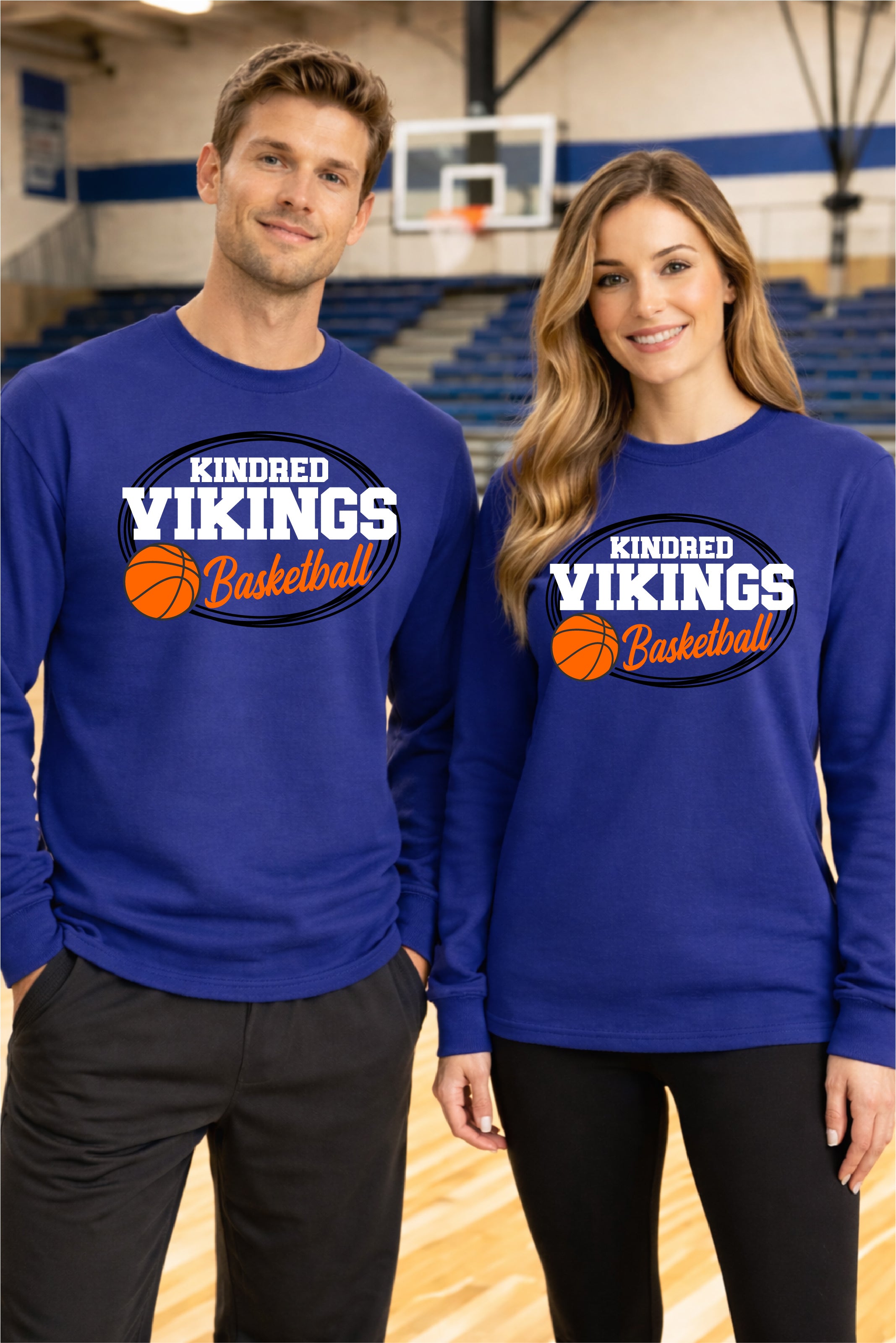 Kindred Vikings Pirates Basketball | District T-Shirt, Crew & Hoodie