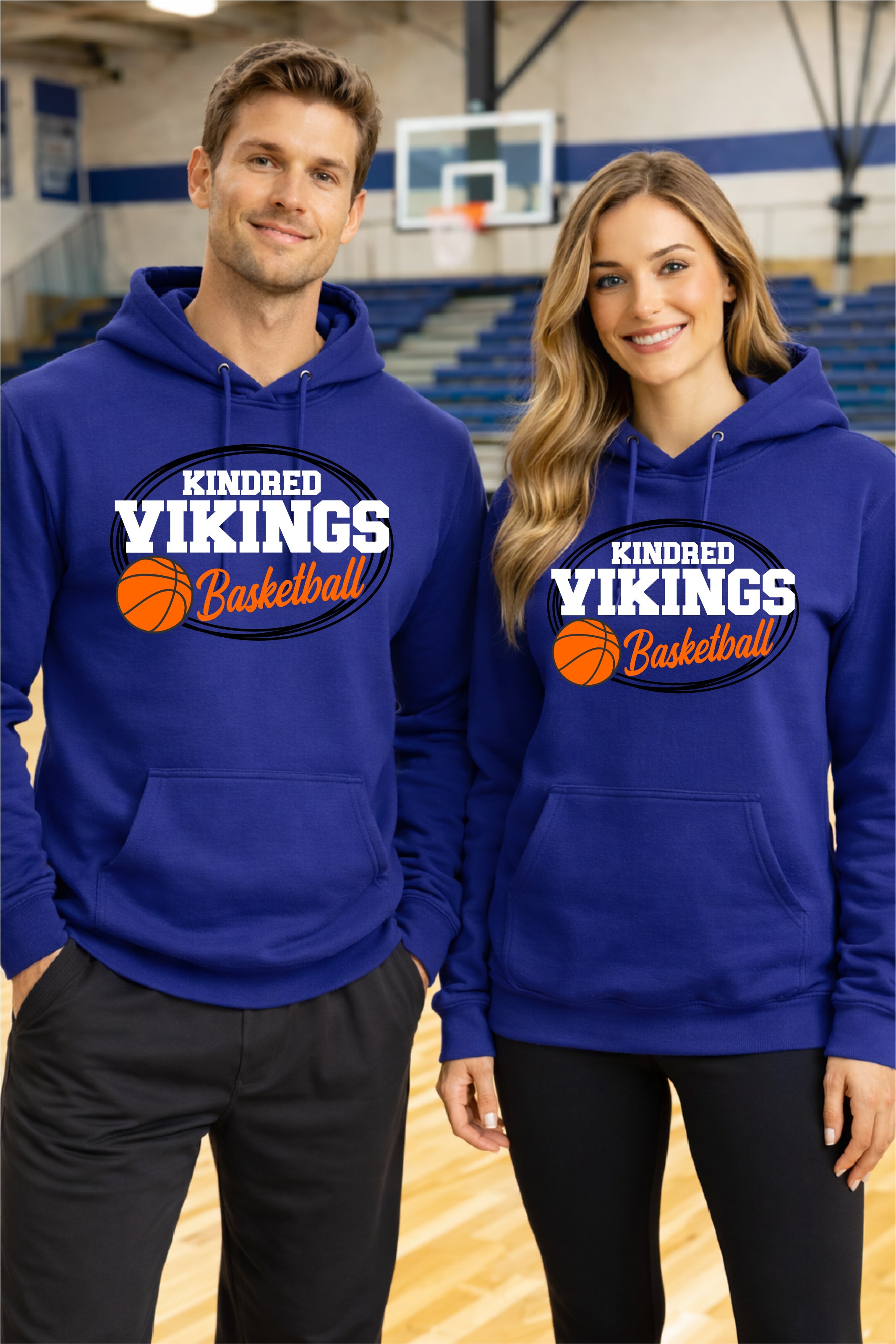 Kindred Vikings Pirates Basketball | District T-Shirt, Crew & Hoodie