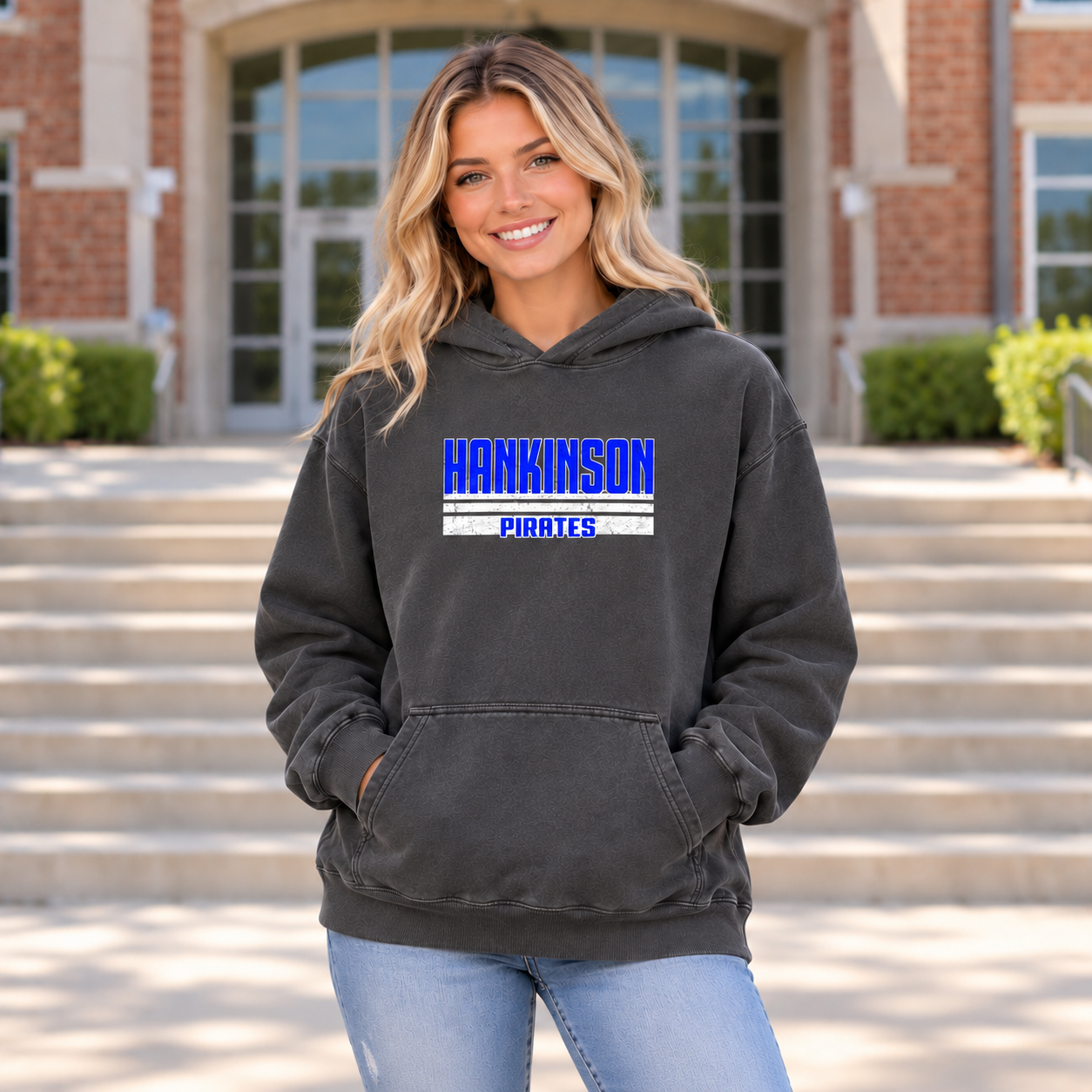 Pirates Distressed | Comfort Colors Pepper T-Shirt & Hoodie