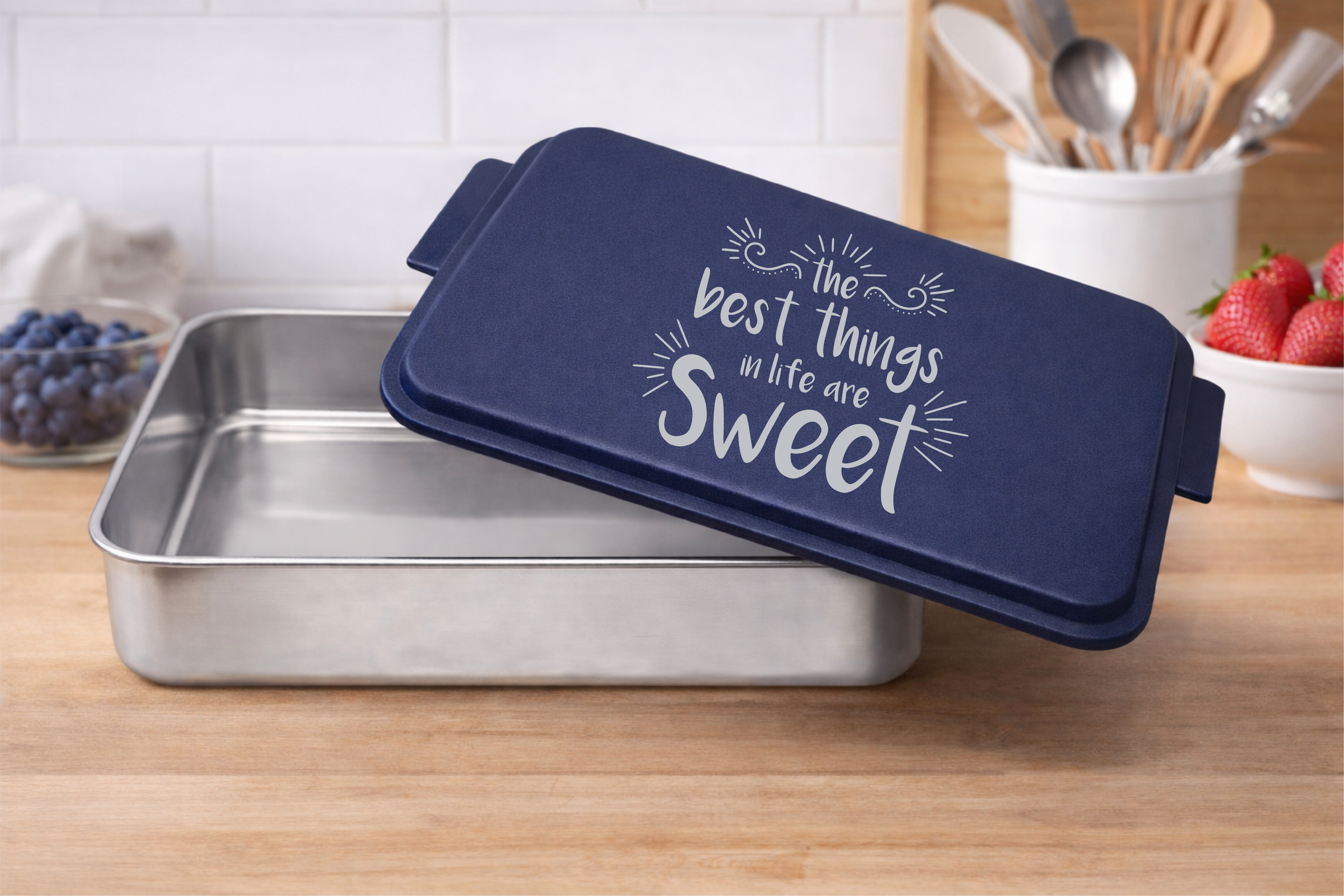 The Best Things In Life Are Sweet Engraved Cake Pan