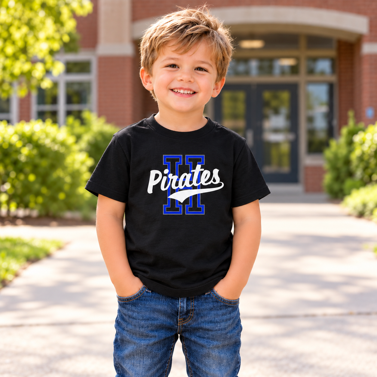 Hankinson Pirates – Vintage Varsity| Toddler T-Shirt