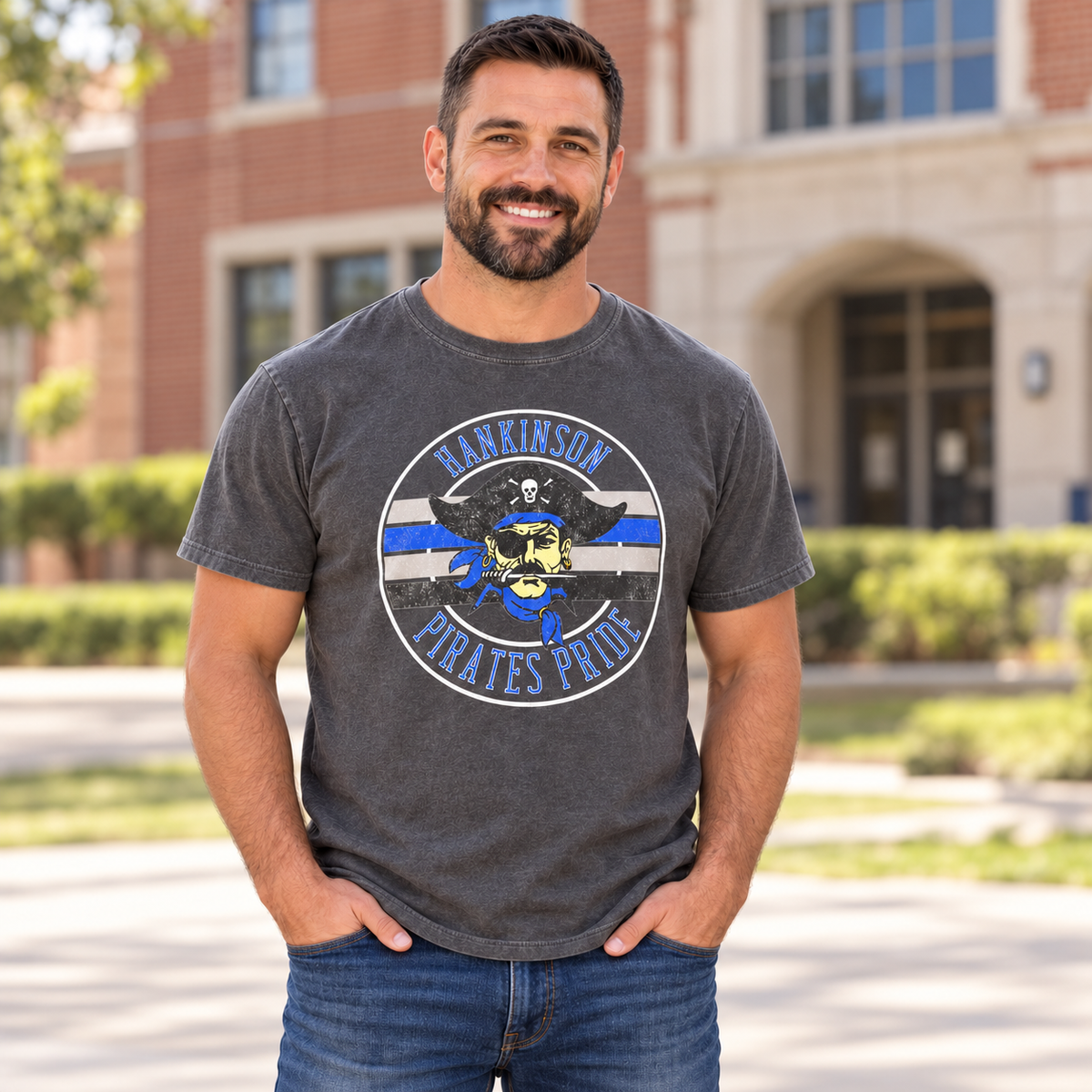 Round Pride | Hankinson Pirates Comfort Colors T-Shirt & Hoodie