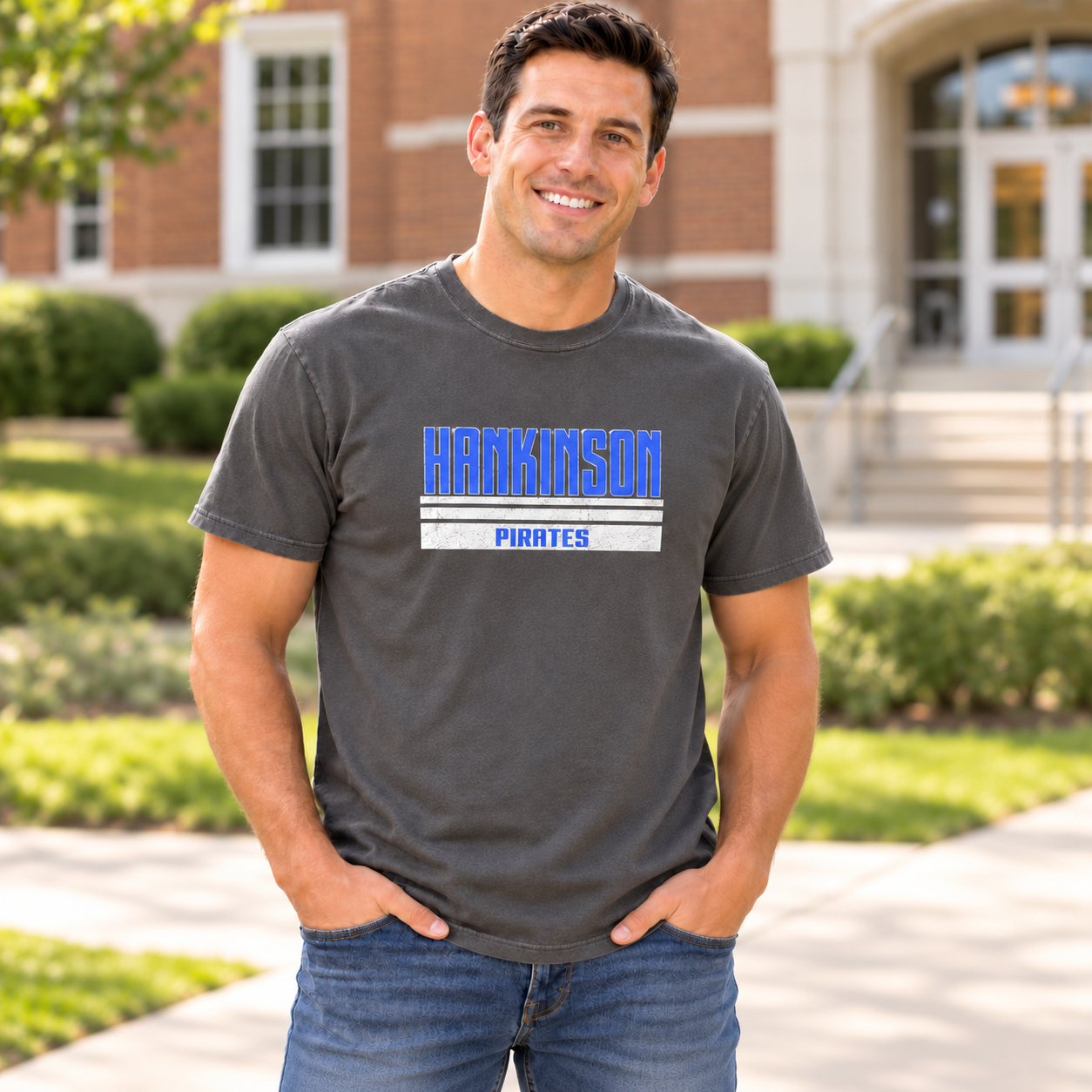 Pirates Legacy Stripe | Hankinson Comfort Colors T-Shirt & Hoodie