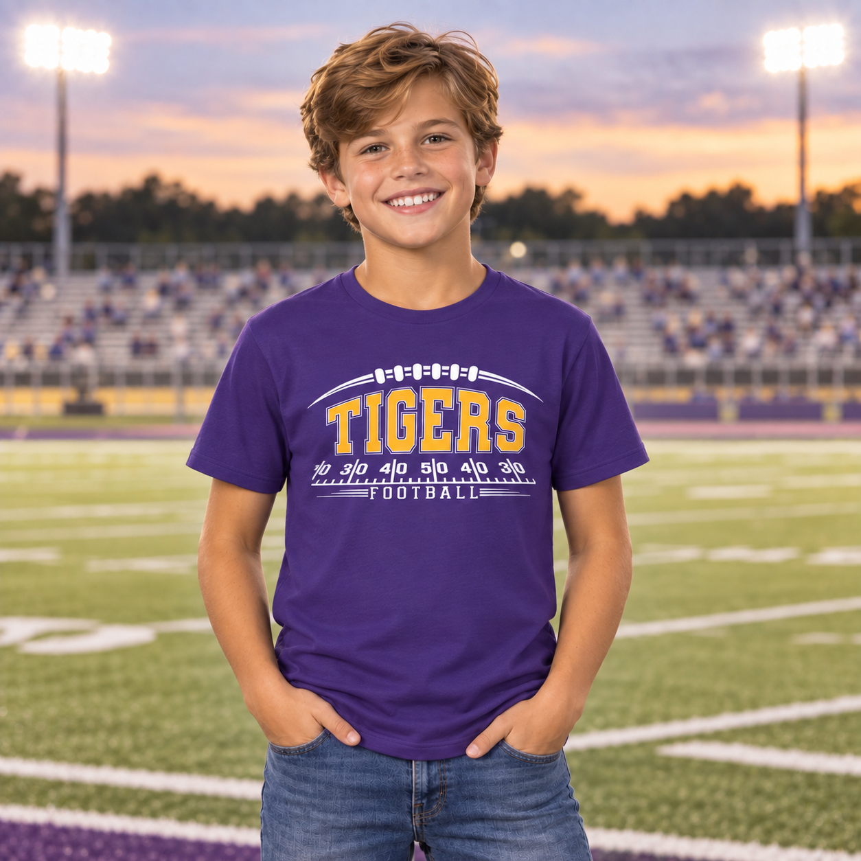 Tri-State Tigers – Tigers Pride Yard Line | District T-Shirt