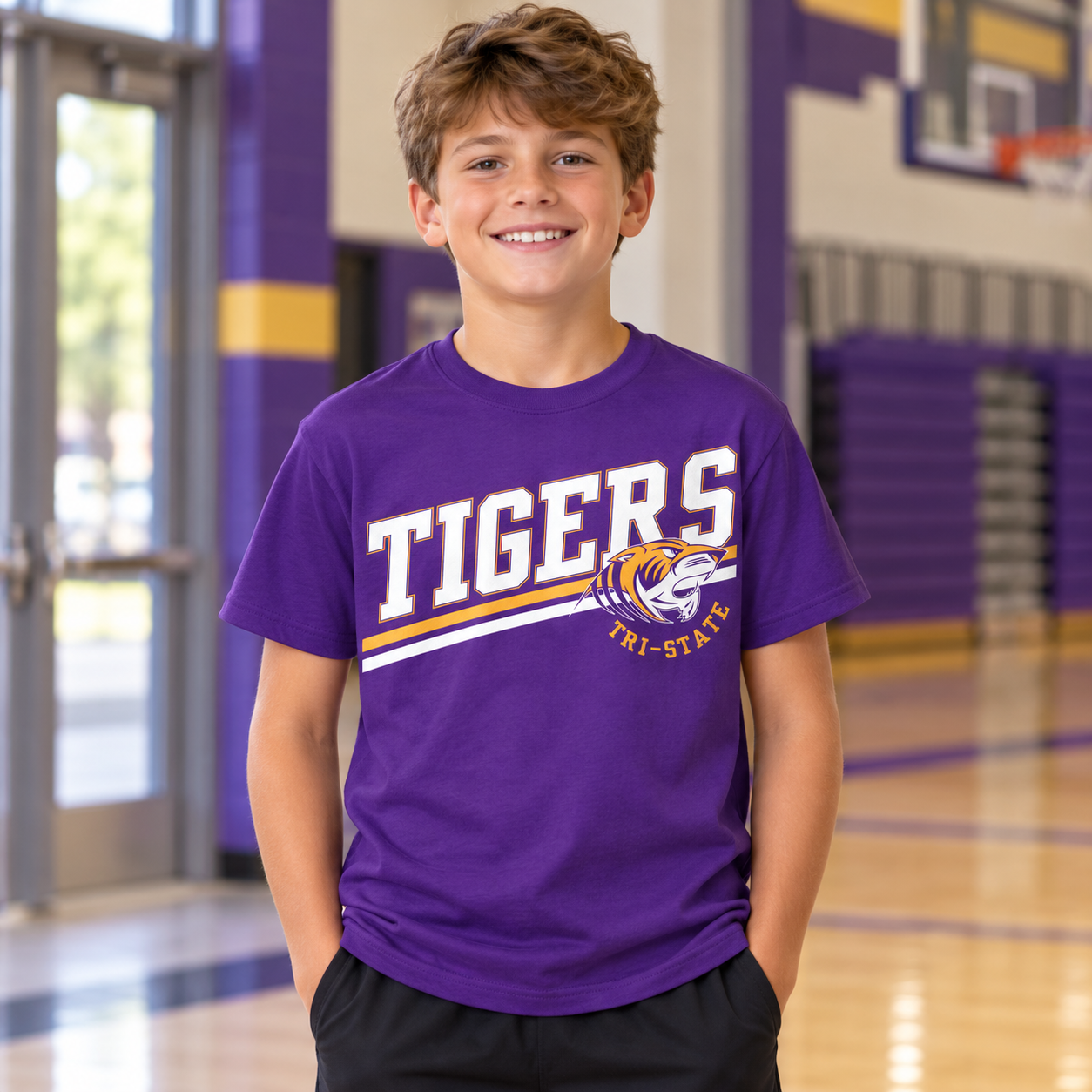 Tri-State Tigers – Tigers Slash | Youth District T-Shirt