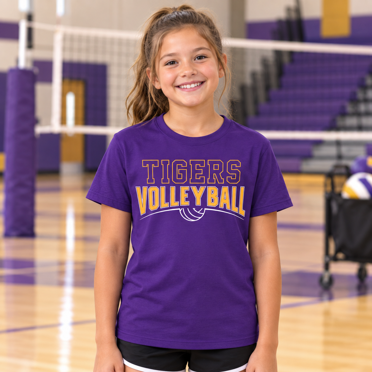 Tri-State Tigers – Tigers Volleyball Curve | Youth District T-Shirt