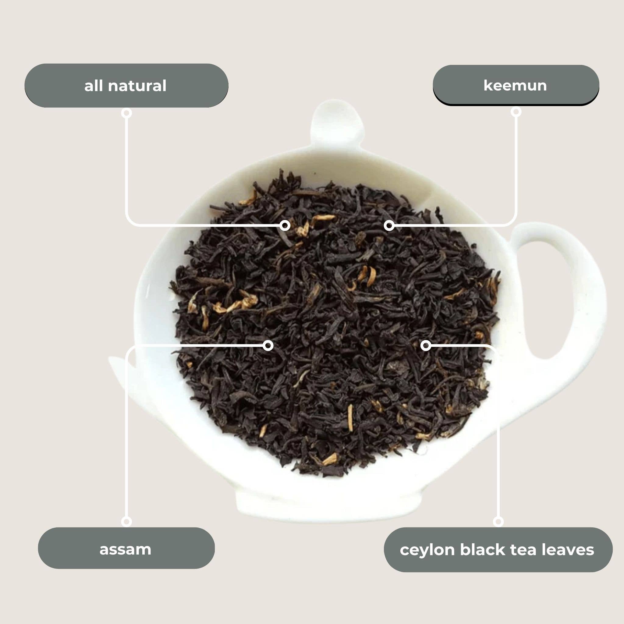 Tea With Tae English Breakfast Black Tea Mini Tea Tube Gift (5 tea bags)