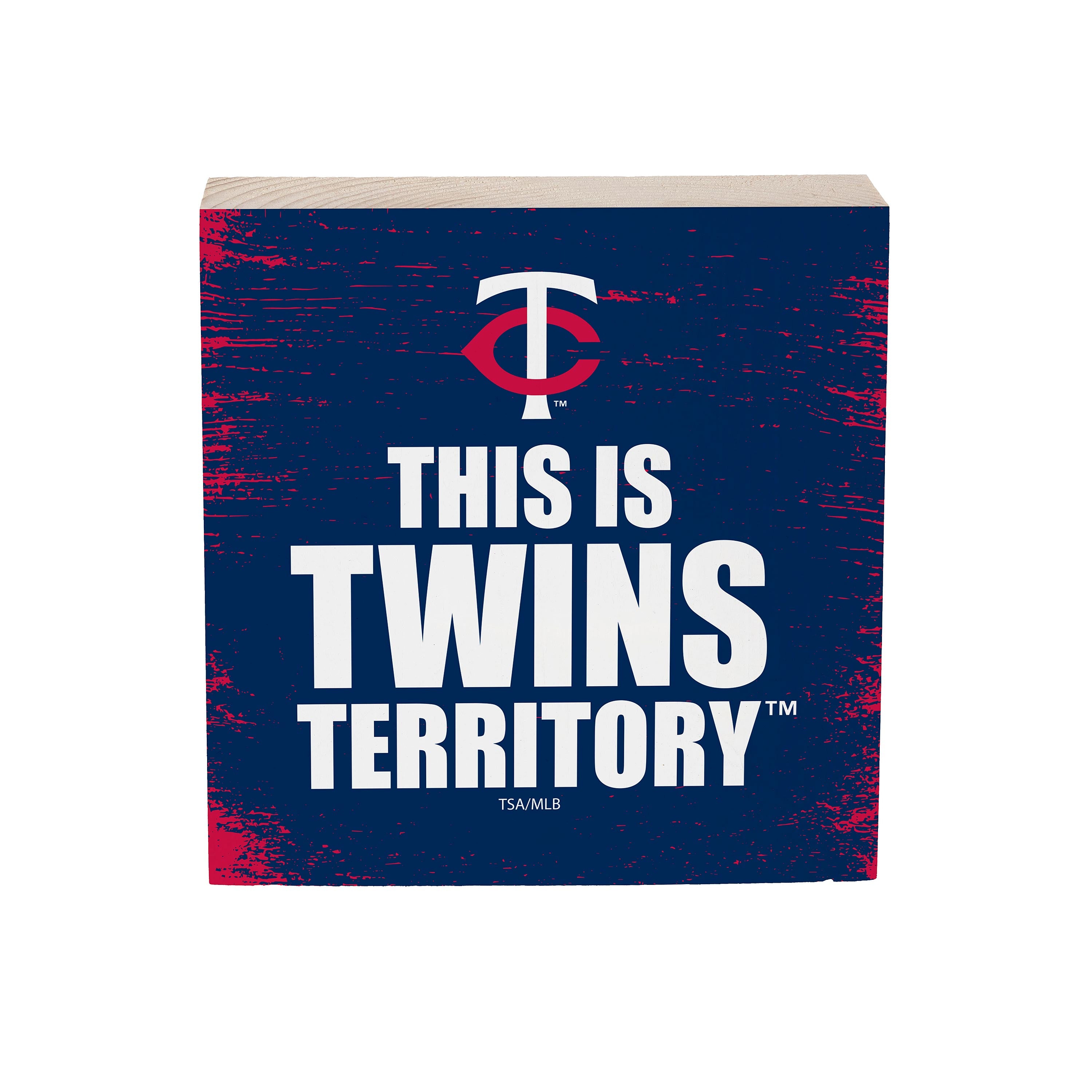 Minnesota Twins "Down Home Fans" 6x6 Plock