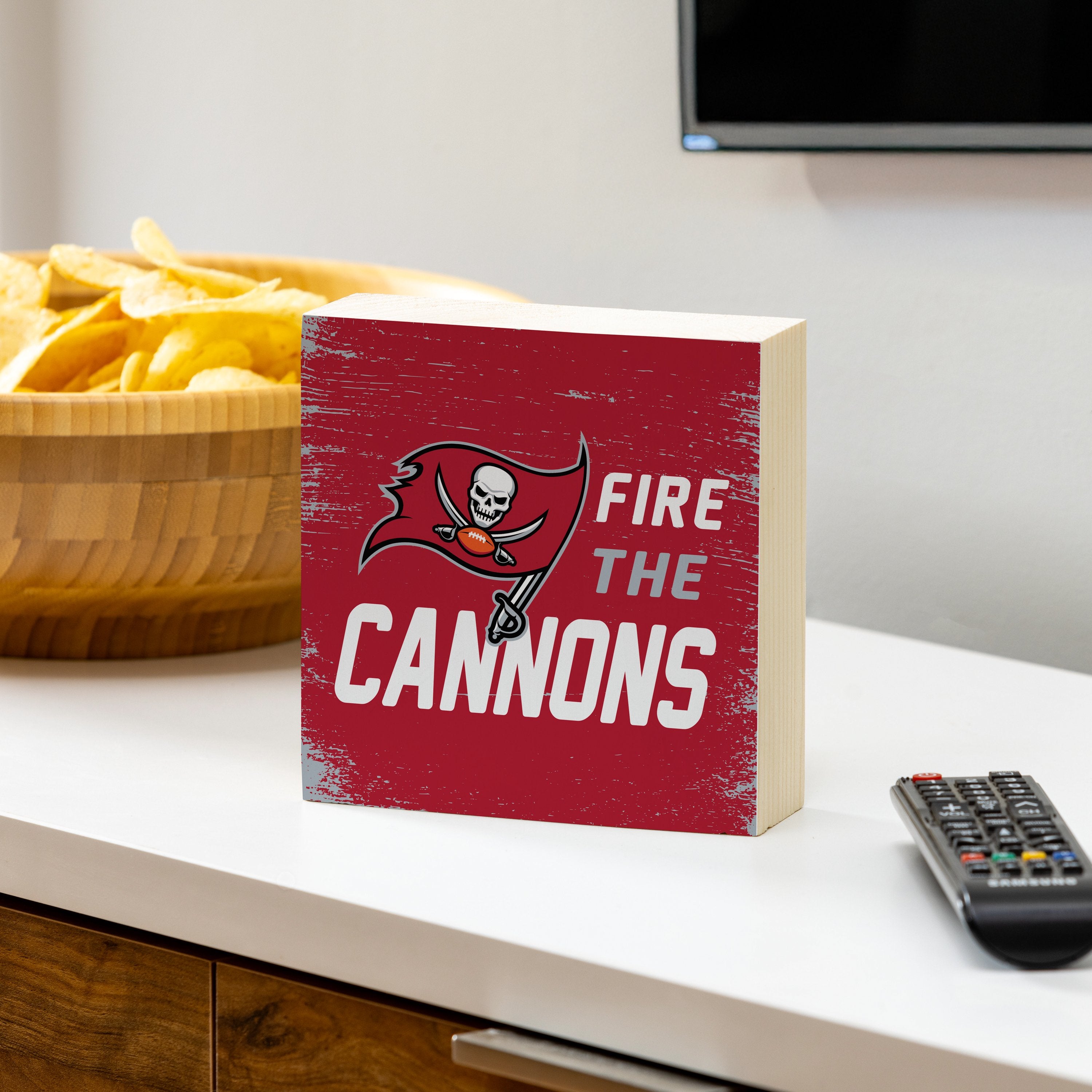 Tampa Bay Buccaneers “Down Home Fans” 6x6 Plock