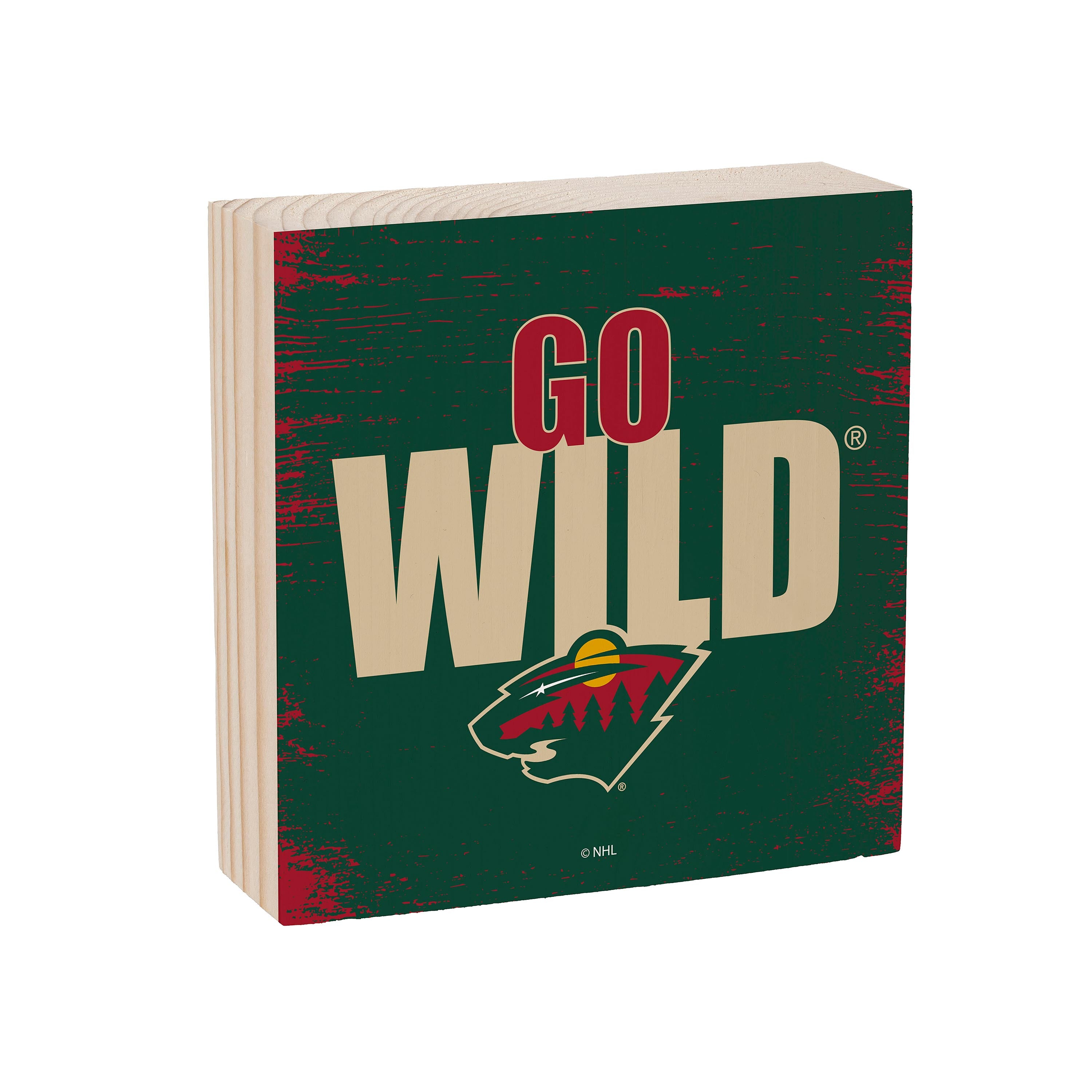 Minnesota Wild “Down Home Fans” 6x6 Plock
