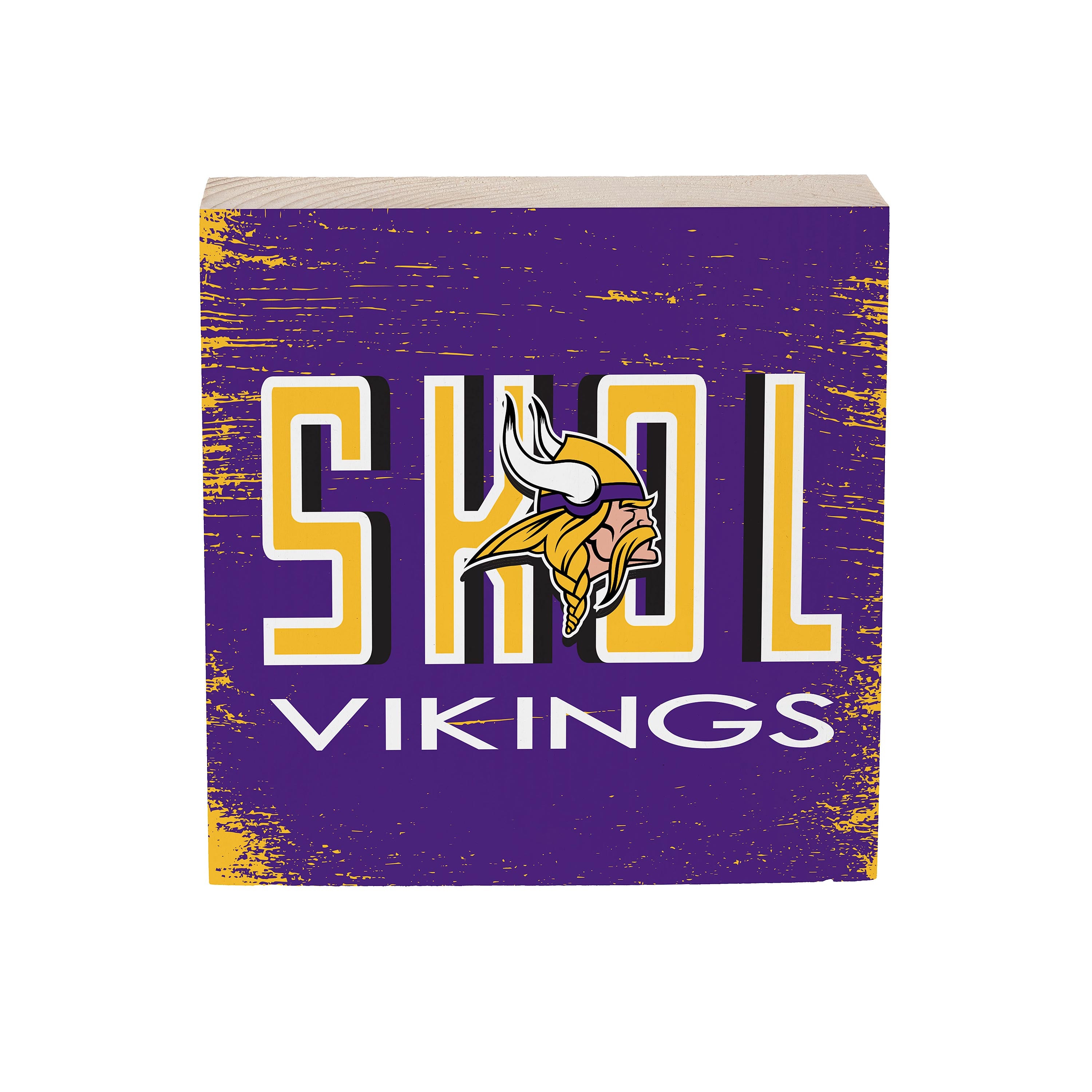 Minnesota Vikings “Down Home Fans” 6x6 Plock