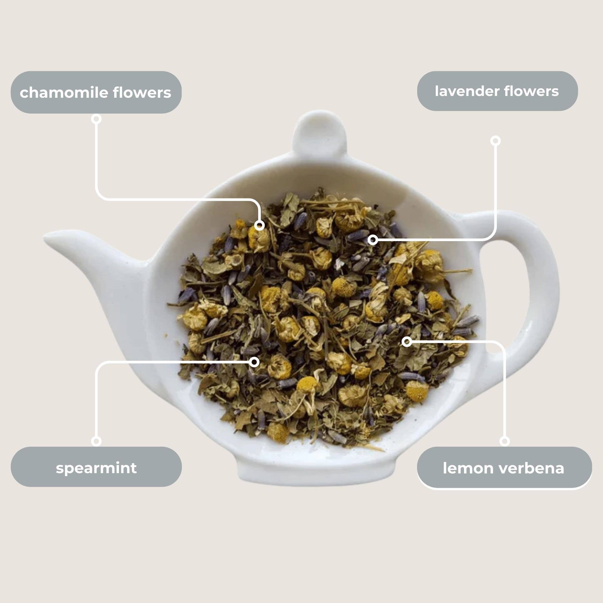 Tea With Tae Spa Bliss Herbal Mini Tea Tube Gift (5 tea bags)