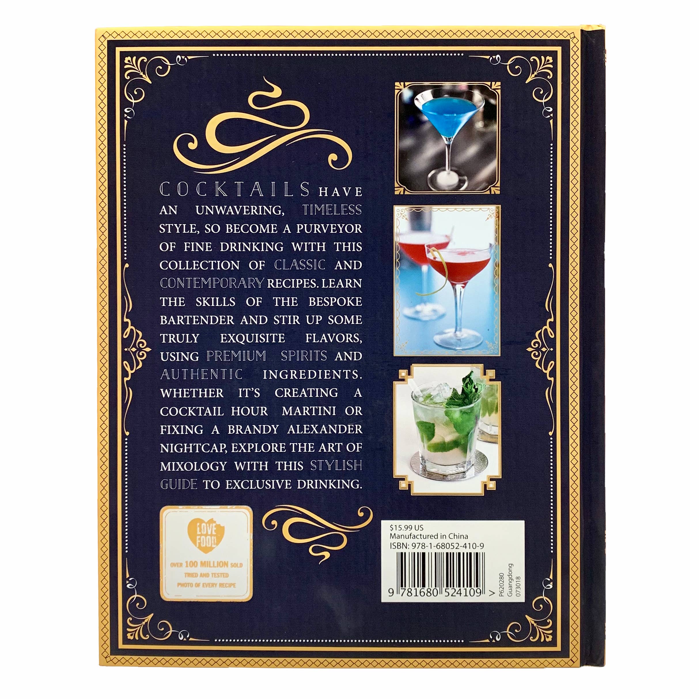 The Art of Mixology: Cocktail Recipe Book